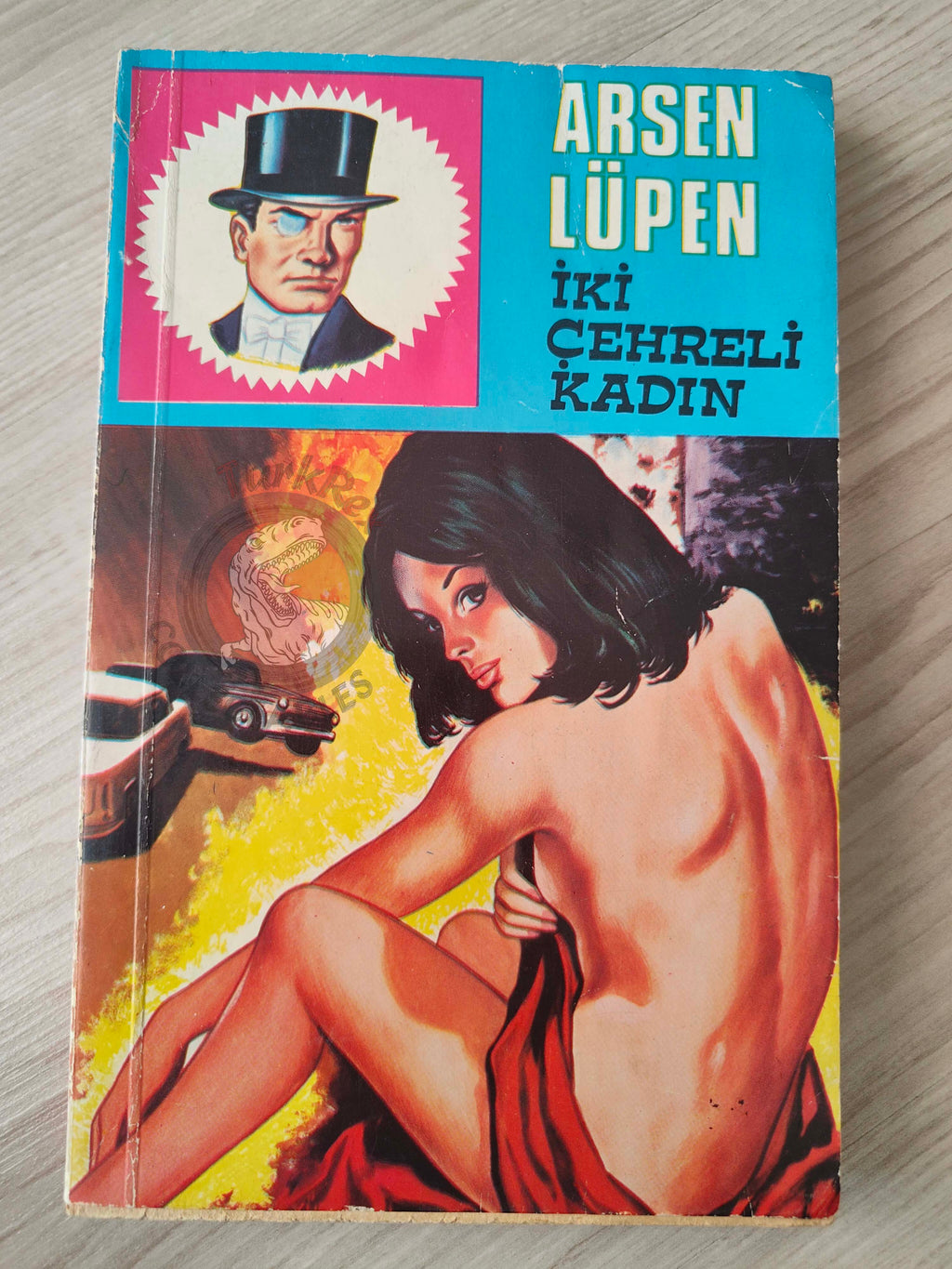 Arsène Lupin #3 La Femme aux deux sourires 1972 Turkish Book Turkey Maurice Leblanc