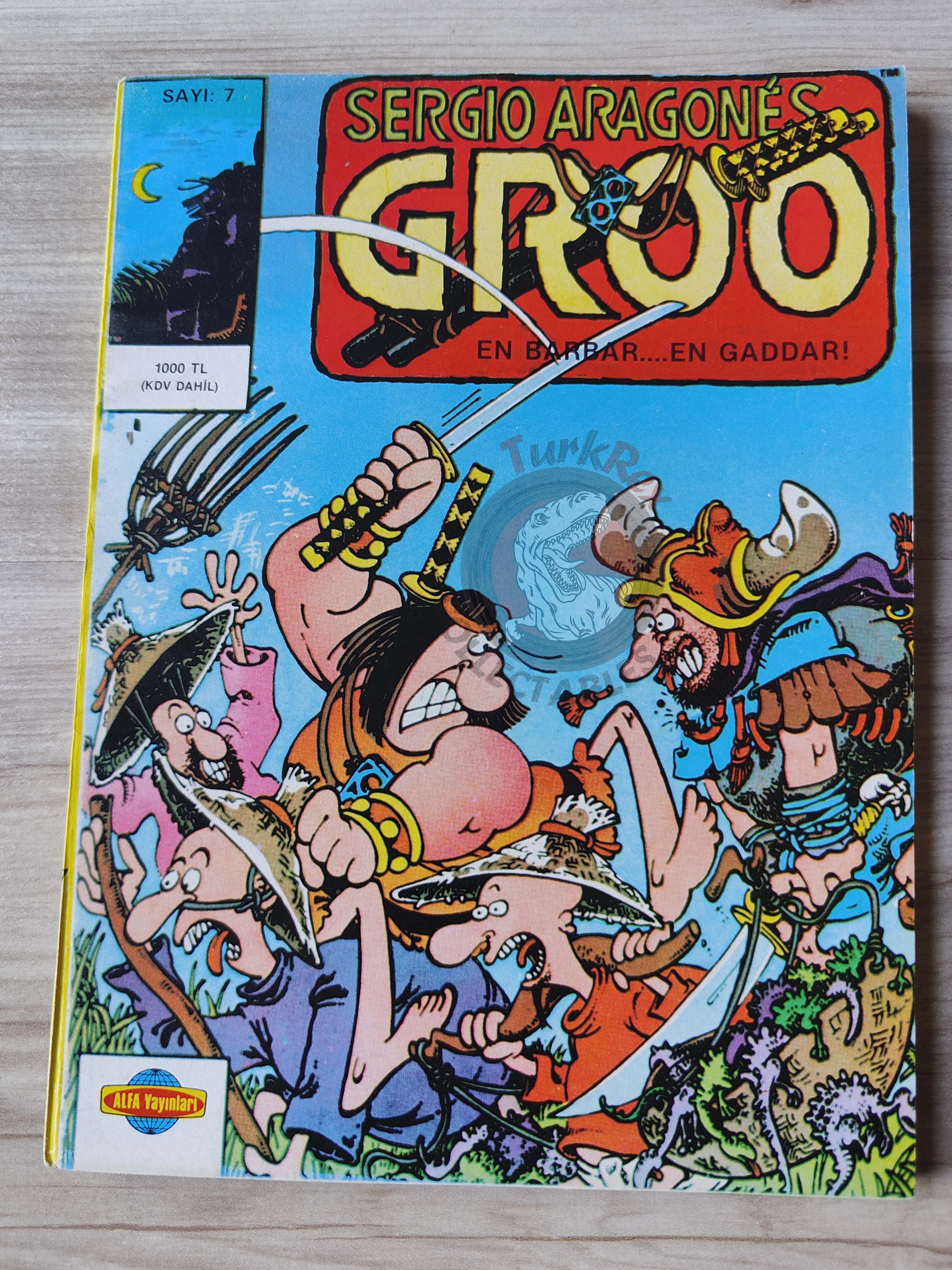 Groo the Wanderer #7 1989 Turkish Comic Turkey cover #13