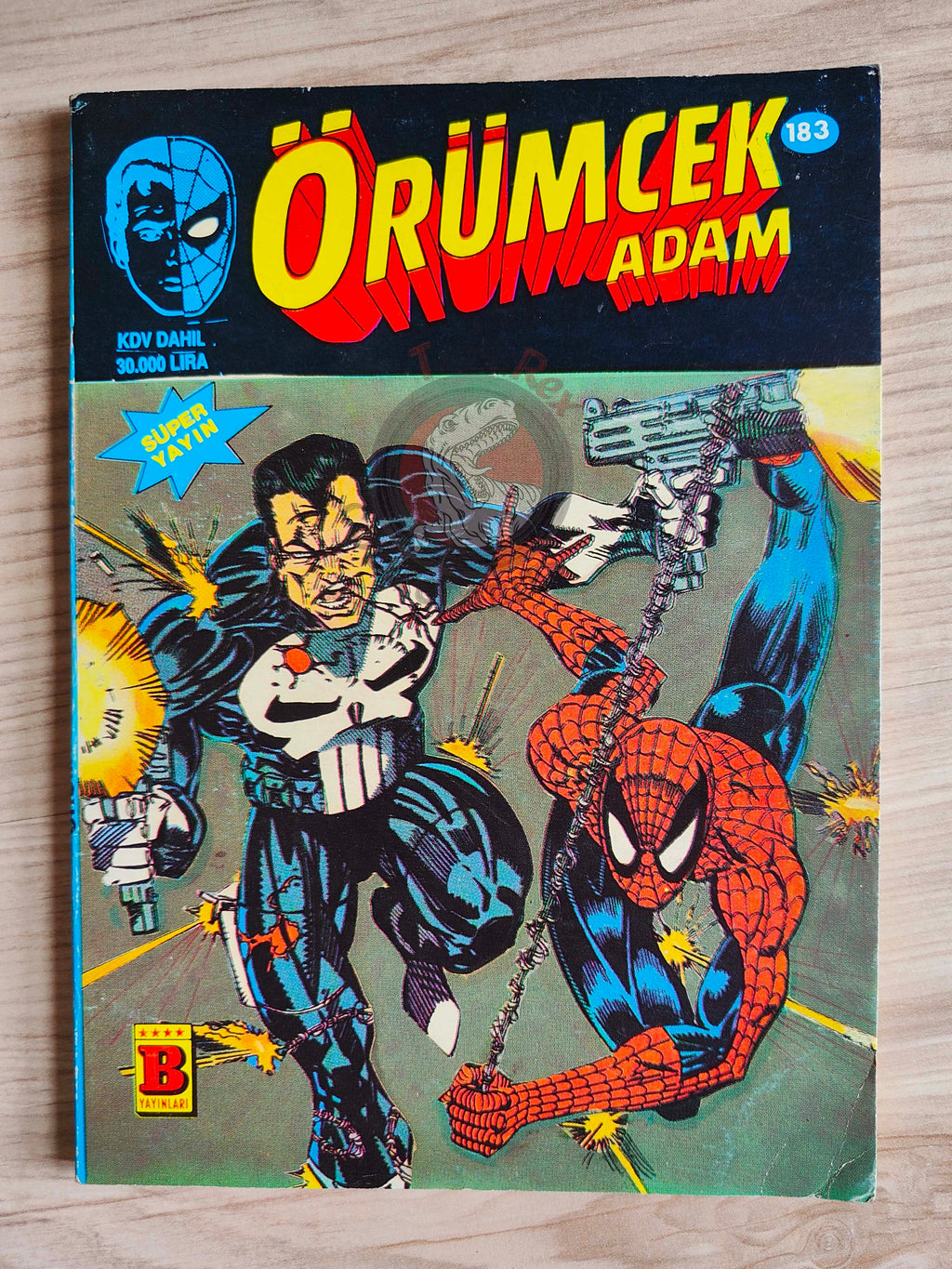 Spider-Man #183 1995 Turkish Comic Turkey Punisher Amazing #147 #148 #149 #150 #220 #330