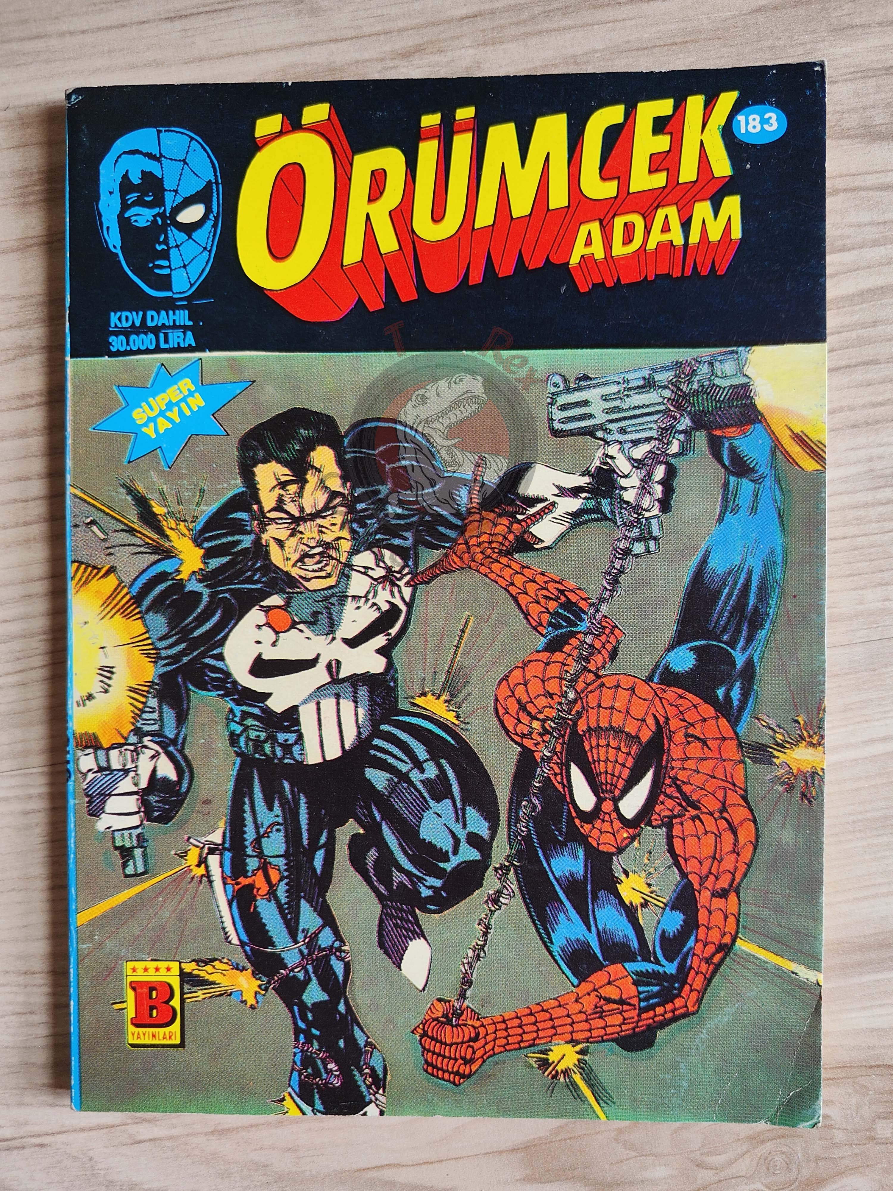 Spider-Man #183 1995 Turkish Comic Turkey Punisher Amazing #147 #148 #149 #150 #220 #330