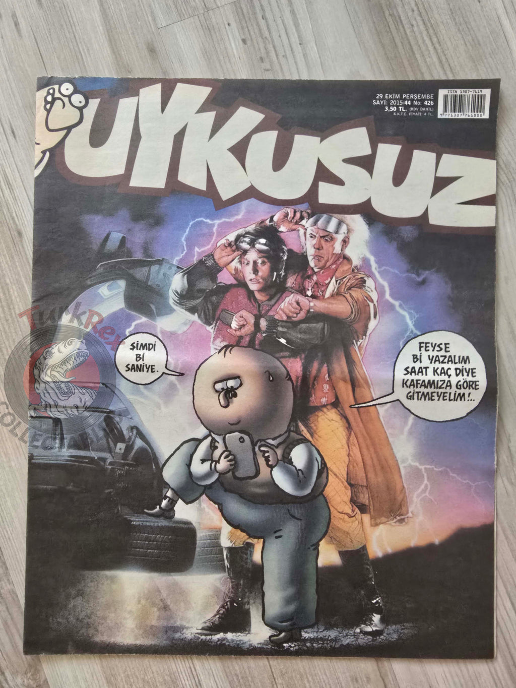 Uykusuz Humor Magazine 2015 Back to the Future Turkish Turkey