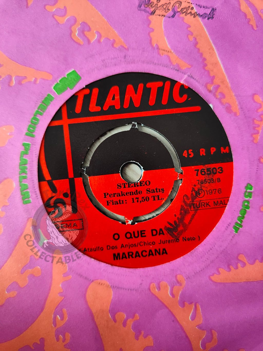 Maracaná – Foi A Madame 7" Turkish Pressing Vinyl Turkey Edition