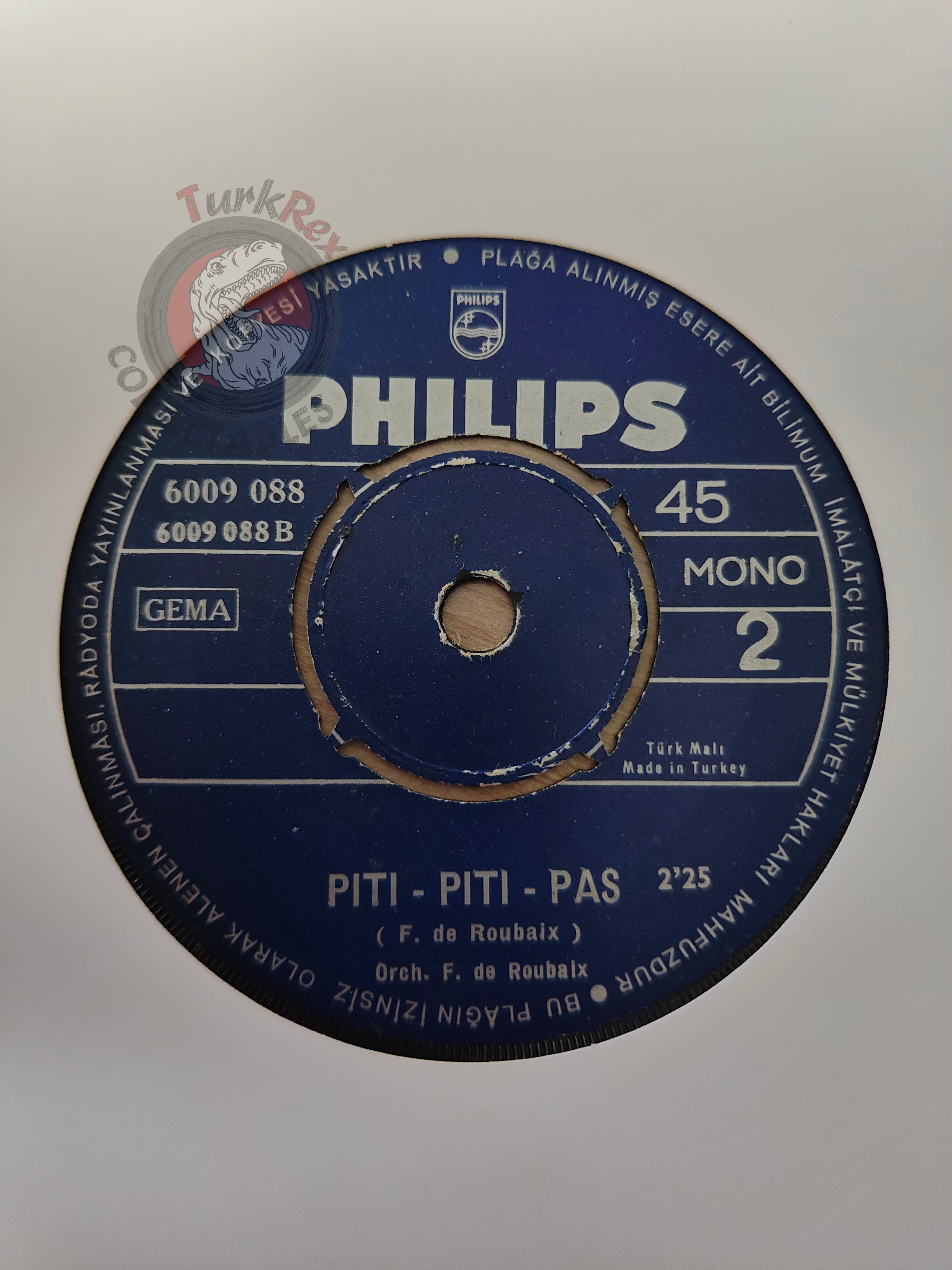 Louis Et Olivier De Funès - Les Poupons 7" Turkish Pressing Vinyl Turkey Edition
