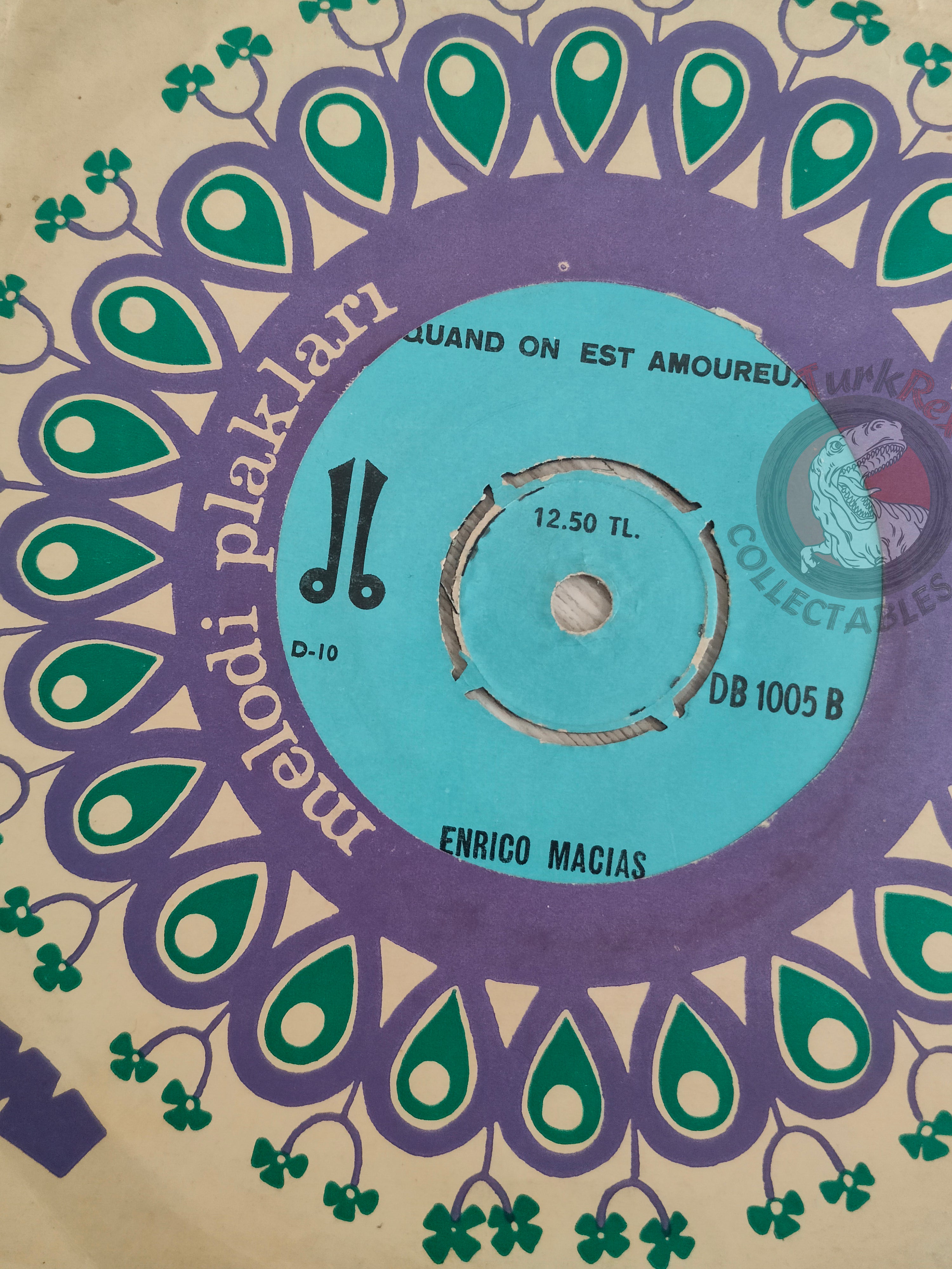 Miguel Ríos / Enrico Macias – A Song Of Joy 7" Turkish Pressing Vinyl Turkey Edition