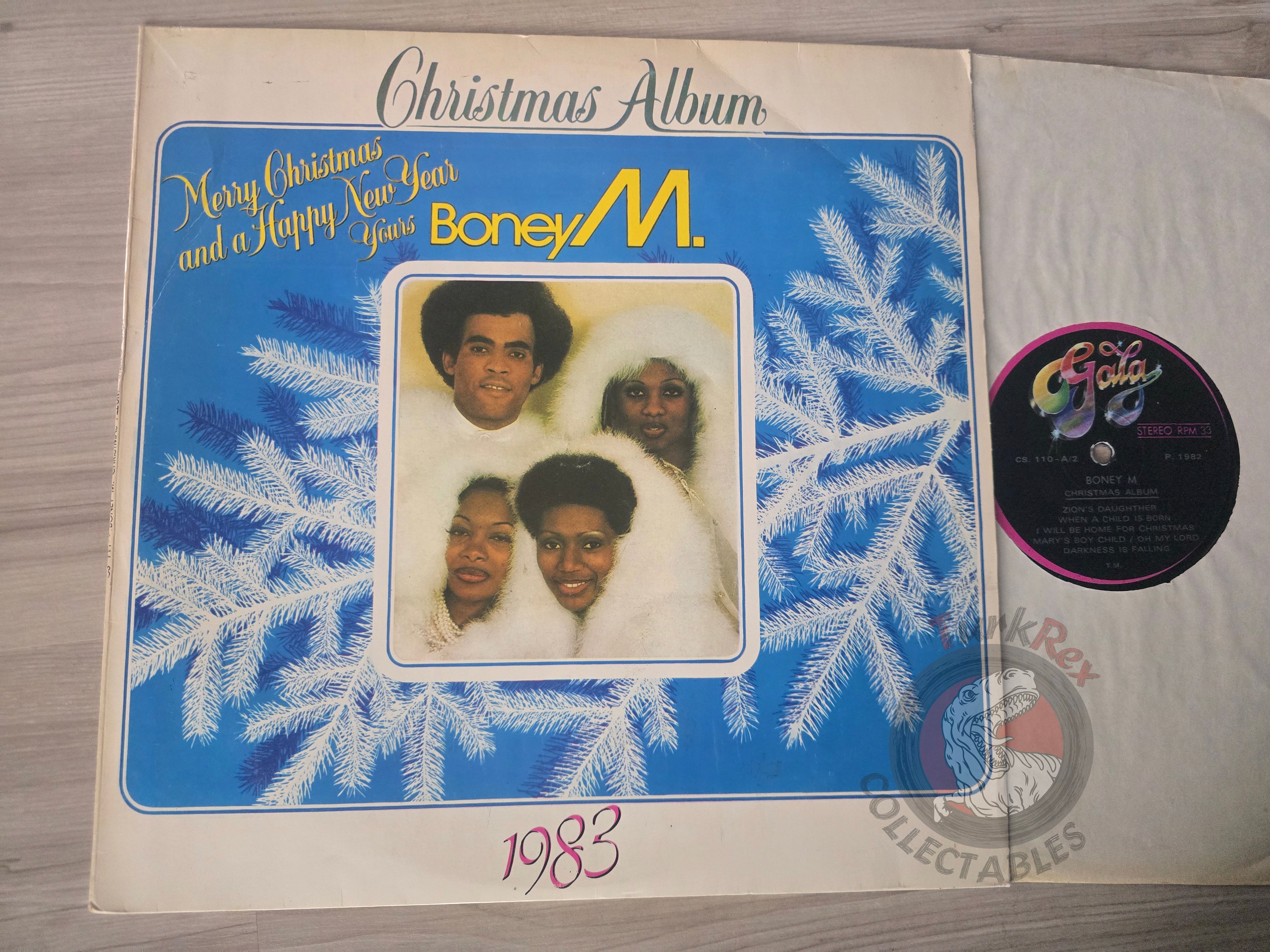 Boney M. – Christmas Album Turkish Pressing Vinyl Turkey Edition