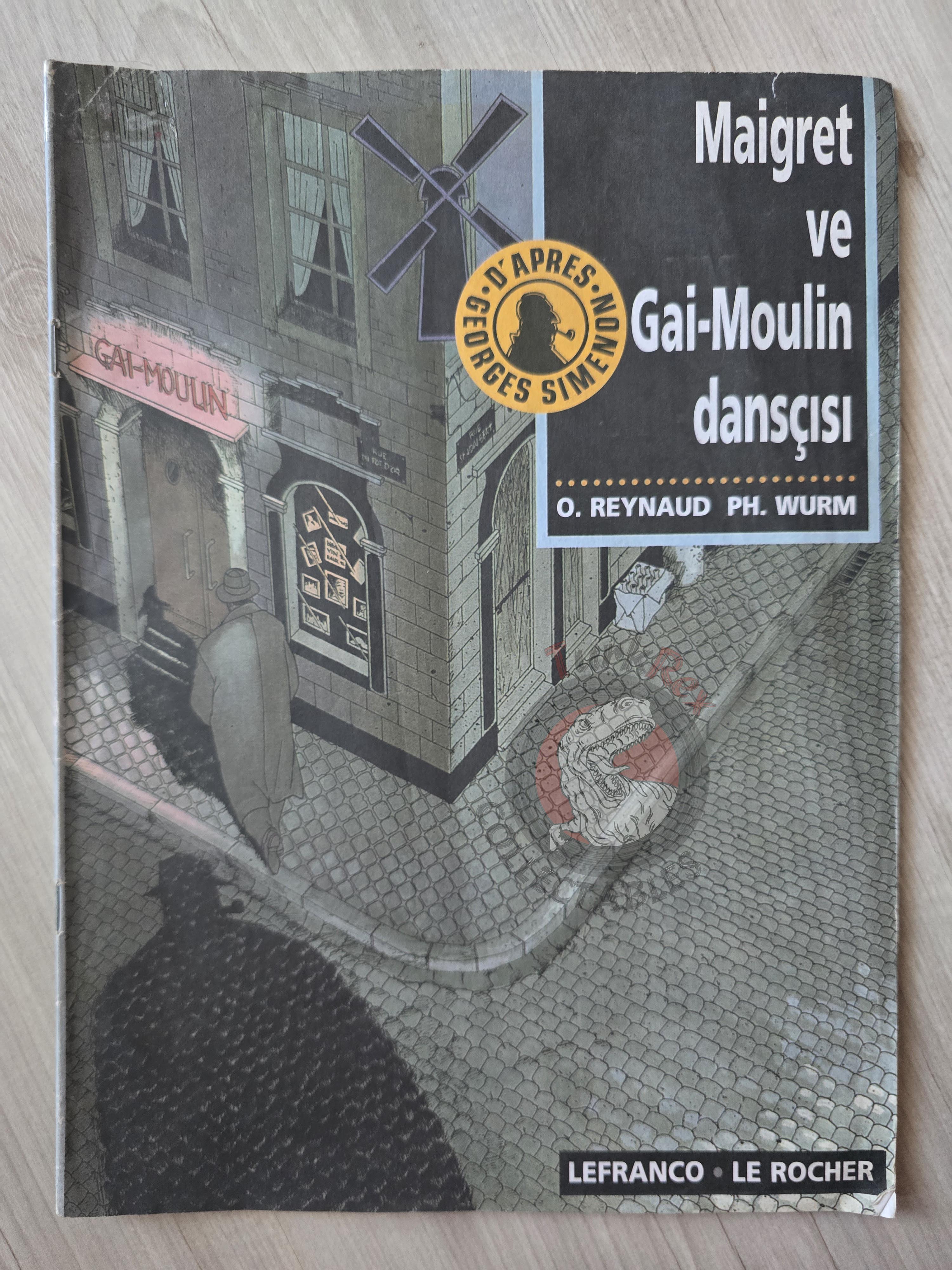 Georges Simenon - Maigret et la danseuse du Gai-Moulin Turkish Comic Turkey LeFrancq