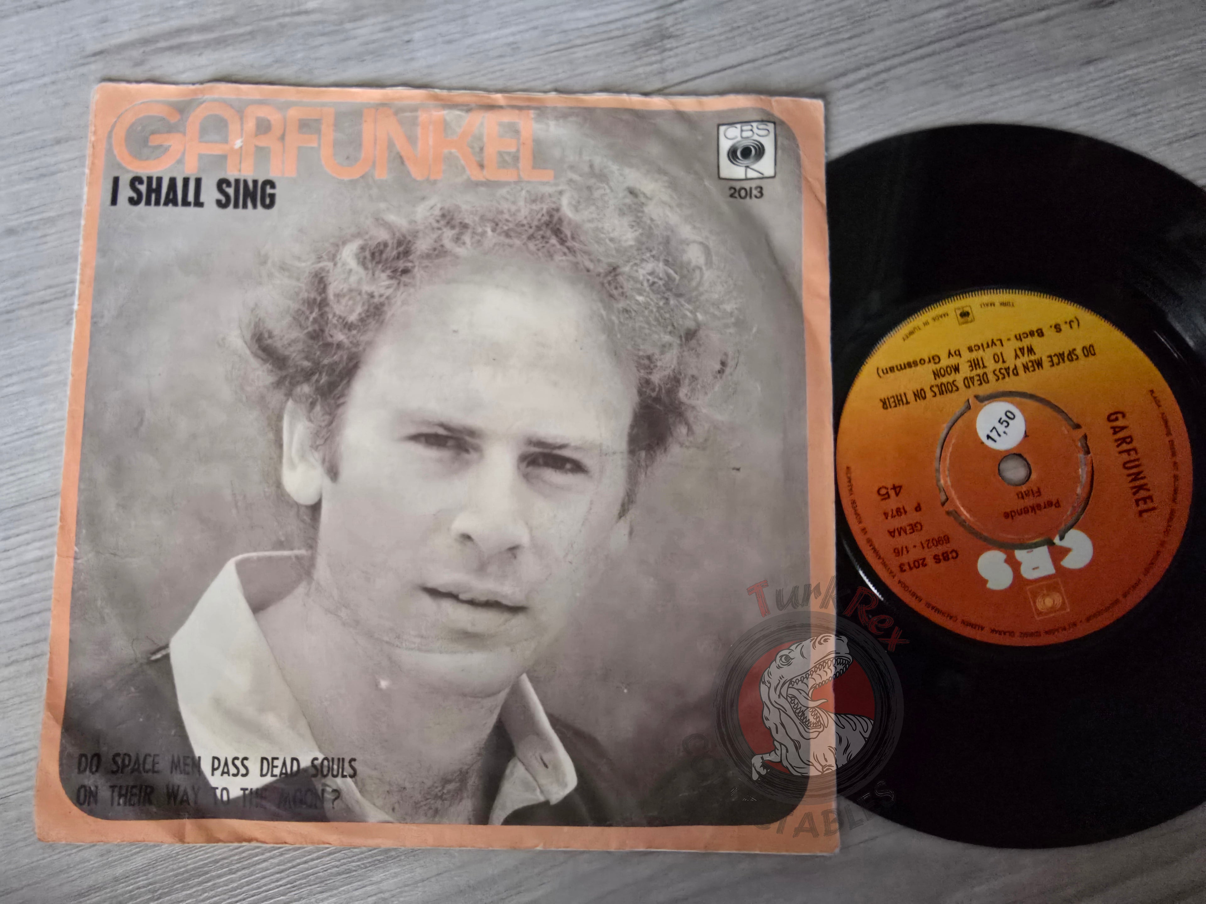 Art Garfunkel – I Shall Sing 7" Turkish Pressing Vinyl Turkey Edition 1