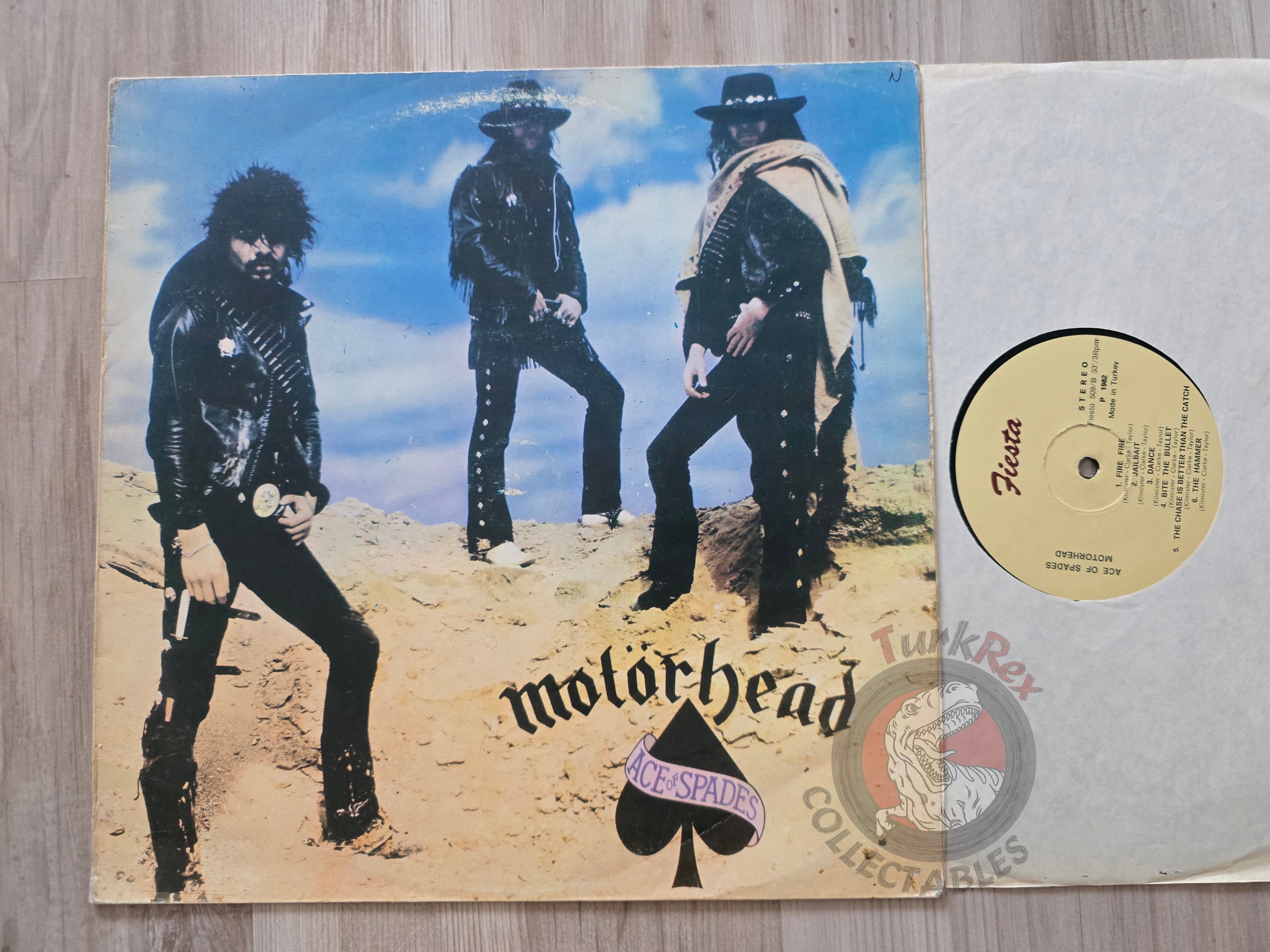 Motörhead – Ace Of Spades Turkish Pressing Vinyl Turkey Edition 2