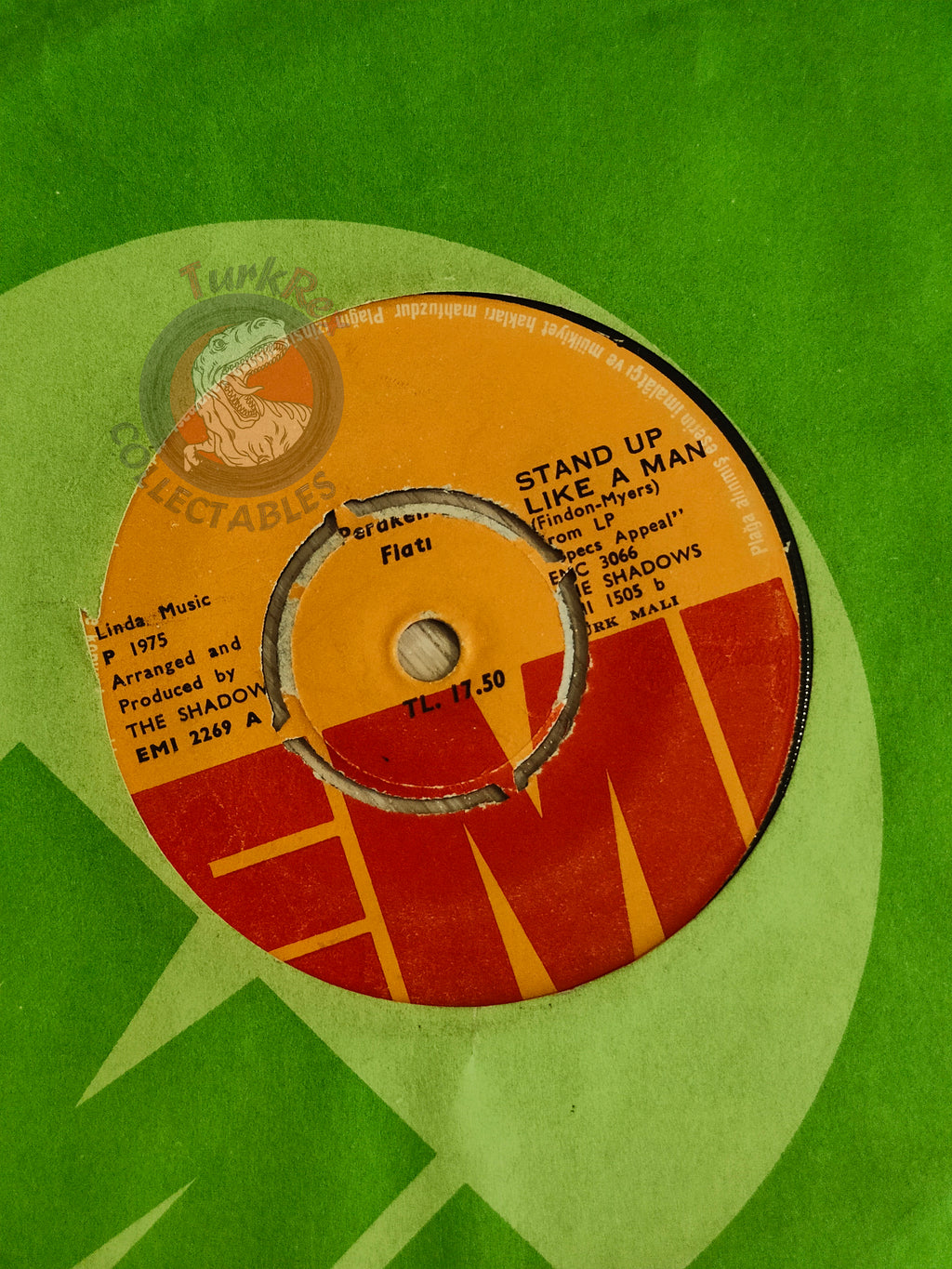 The Shadows – Let Me Be The One 7" Turkish Pressing Vinyl Turkey Edition Eurovision 2