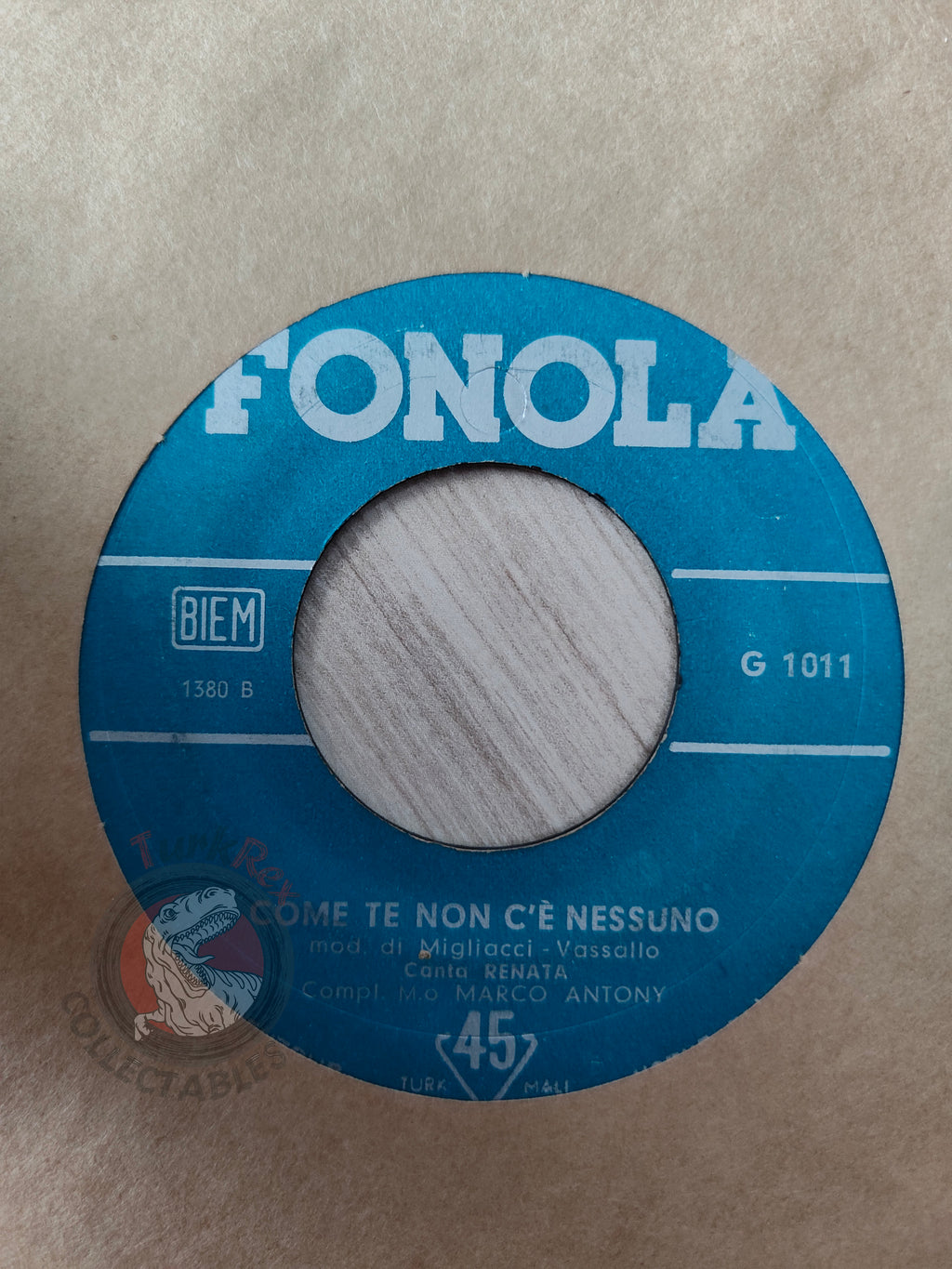 Orchestra Marco Antony & Renata – Come Te Non C'e Nessuno 7" Turkish Pressing Vinyl Turkey Edition