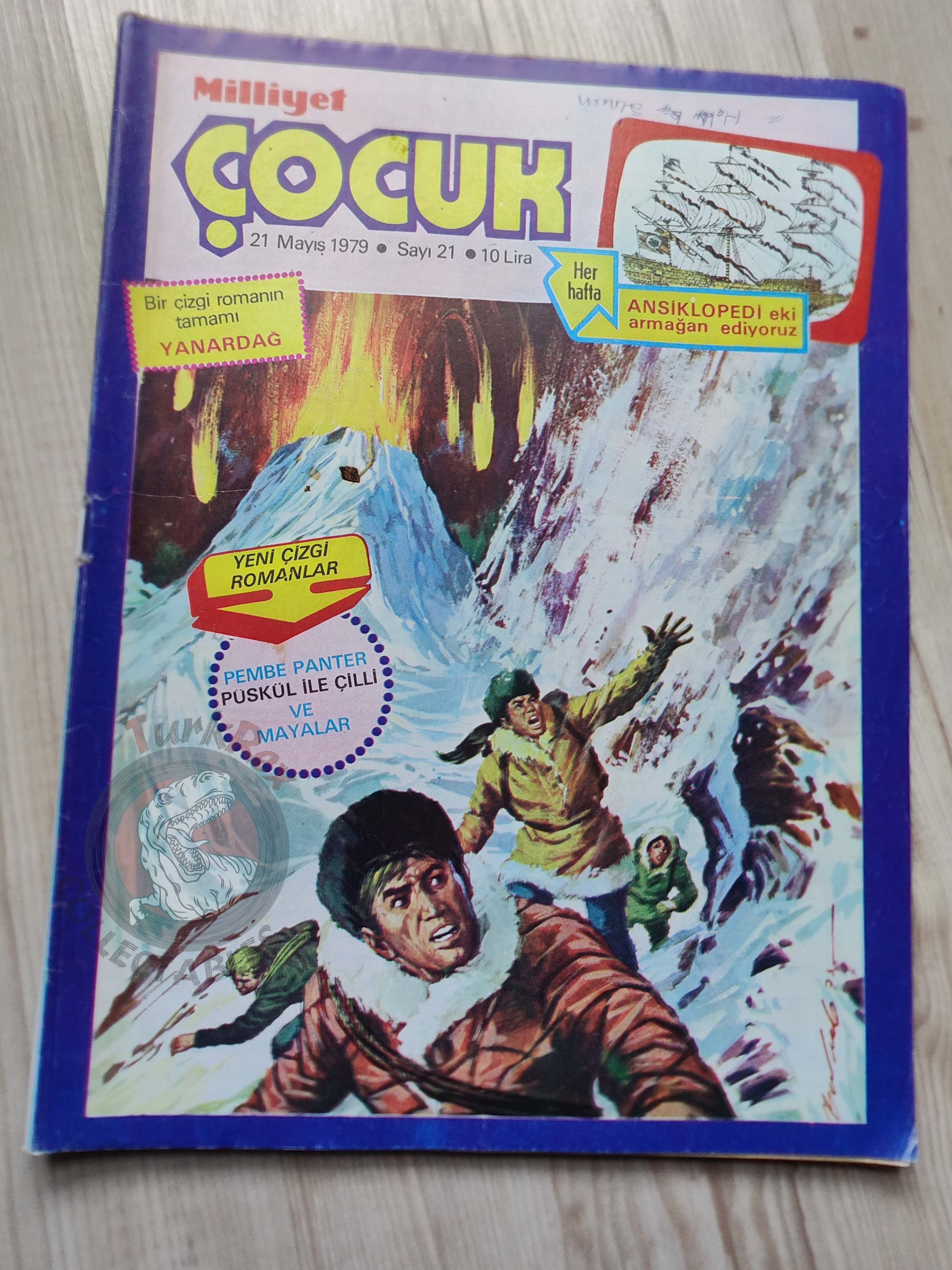Milliyet Çocuk #21 1979 Turkish Comic Turkey Joyas Literarias Juveniles #79 Jules Verne
