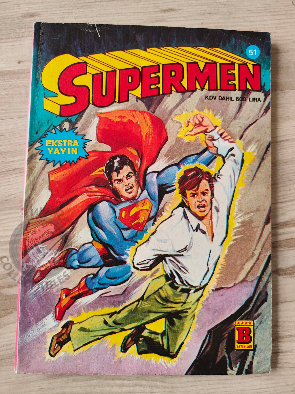 Superman #51 1988 Turkish Comic Turkey #409 Action Comics #571 Batman The Family #212