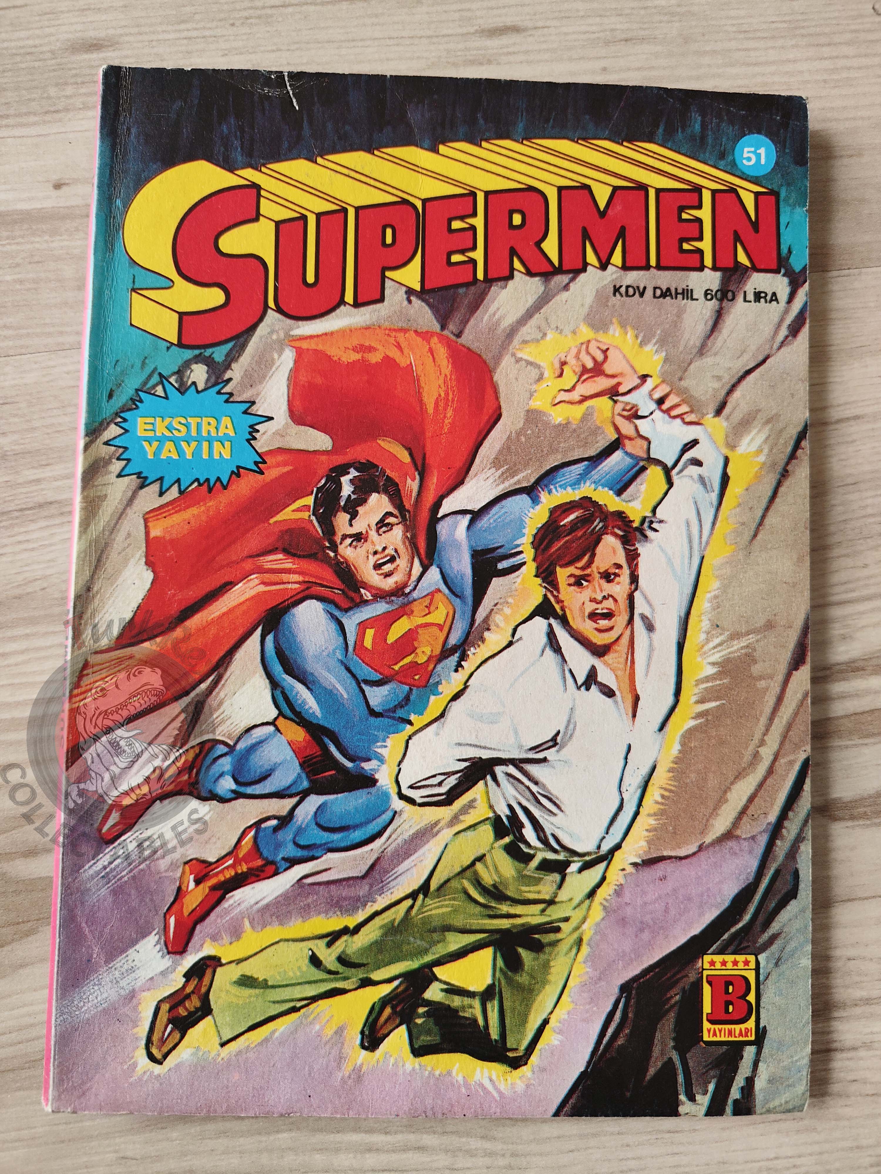Superman #51 1988 Turkish Comic Turkey #409 Action Comics #571 Batman The Family #212