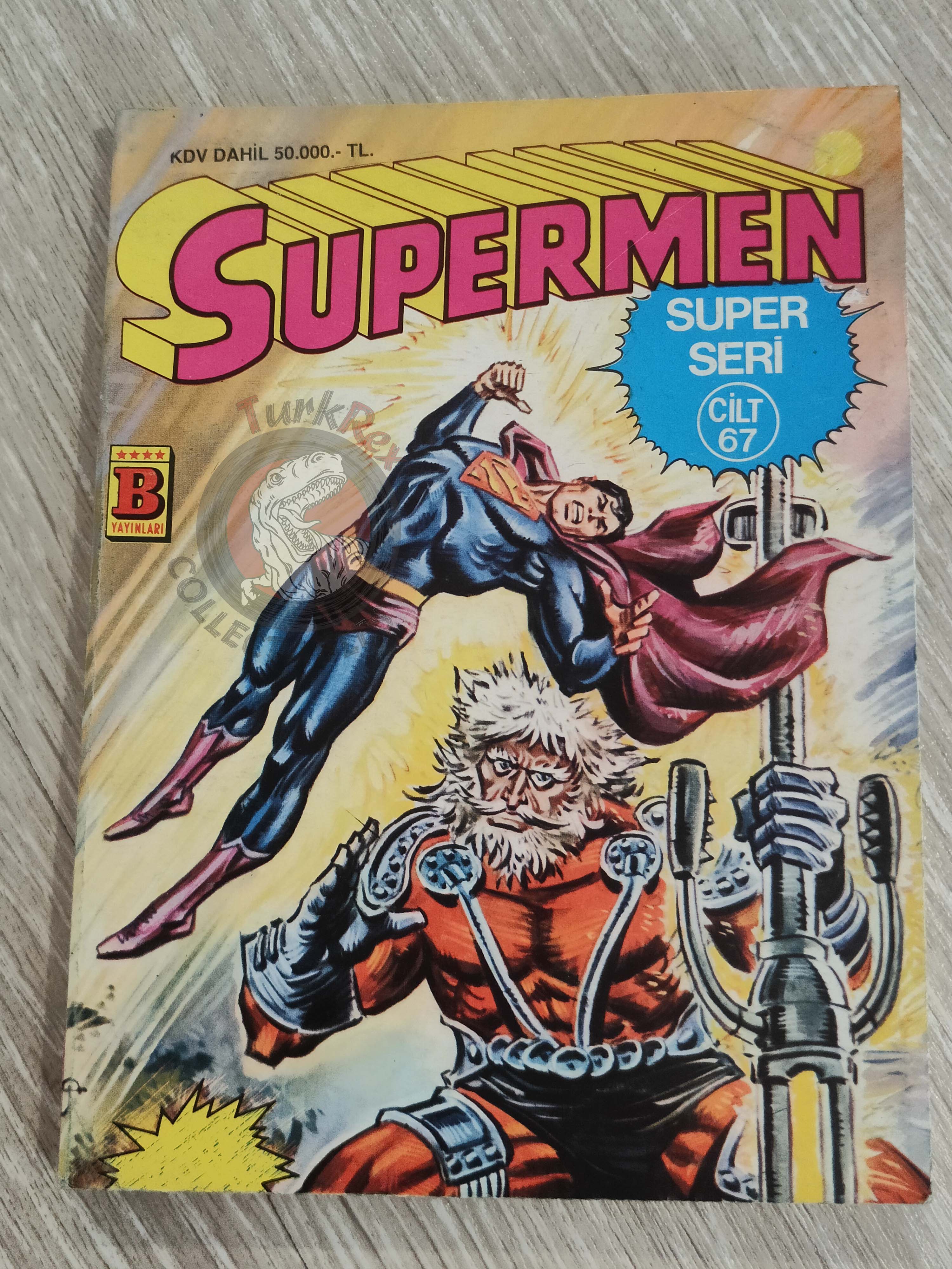 Superman Vol #67 1994 Turkish Comic Turkey #397 #369 DC Comics Presents #40