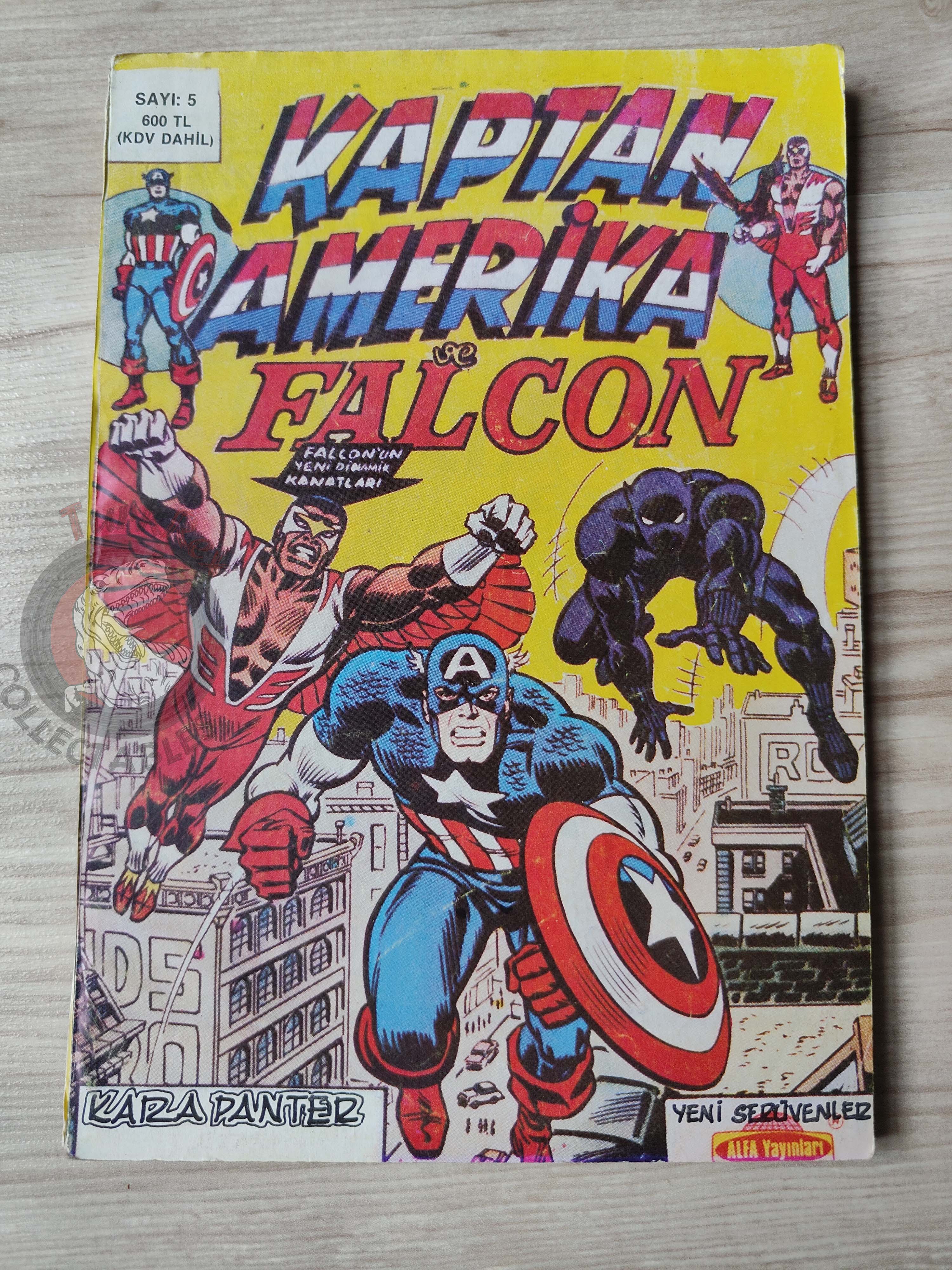Captain America Issue #5 1988 Turkish Comic Turkey #171 #172 #173 #174