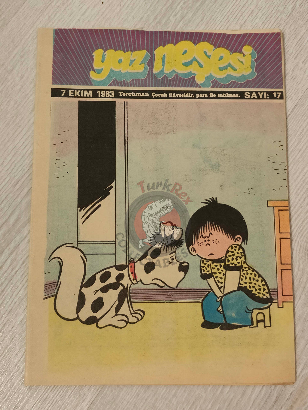 Yaz Neşesi #17 1983 Turkish Comic Turkey Les Tuniques Bleues Fury Stefi