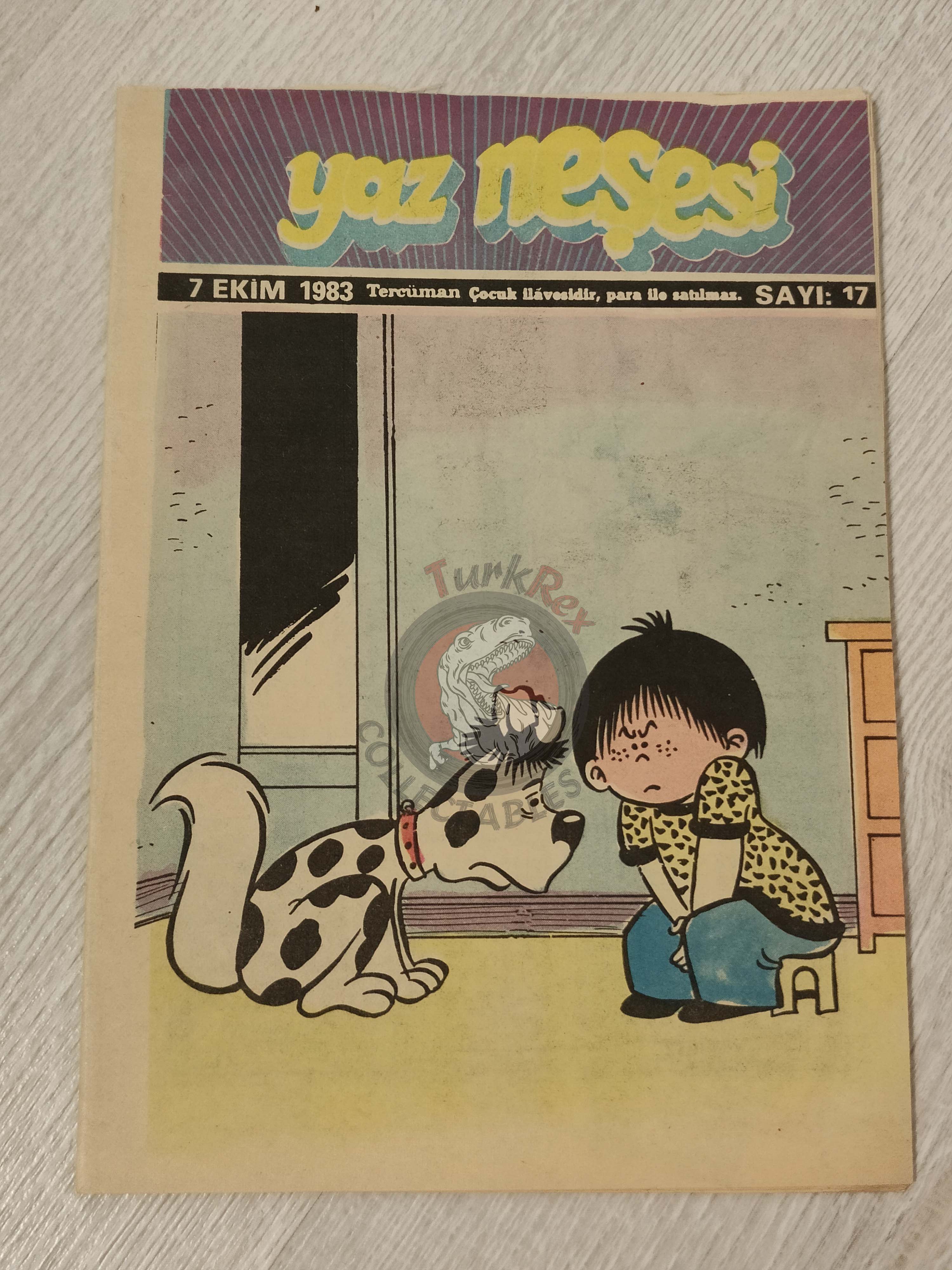 Yaz Neşesi #17 1983 Turkish Comic Turkey Les Tuniques Bleues Fury Stefi
