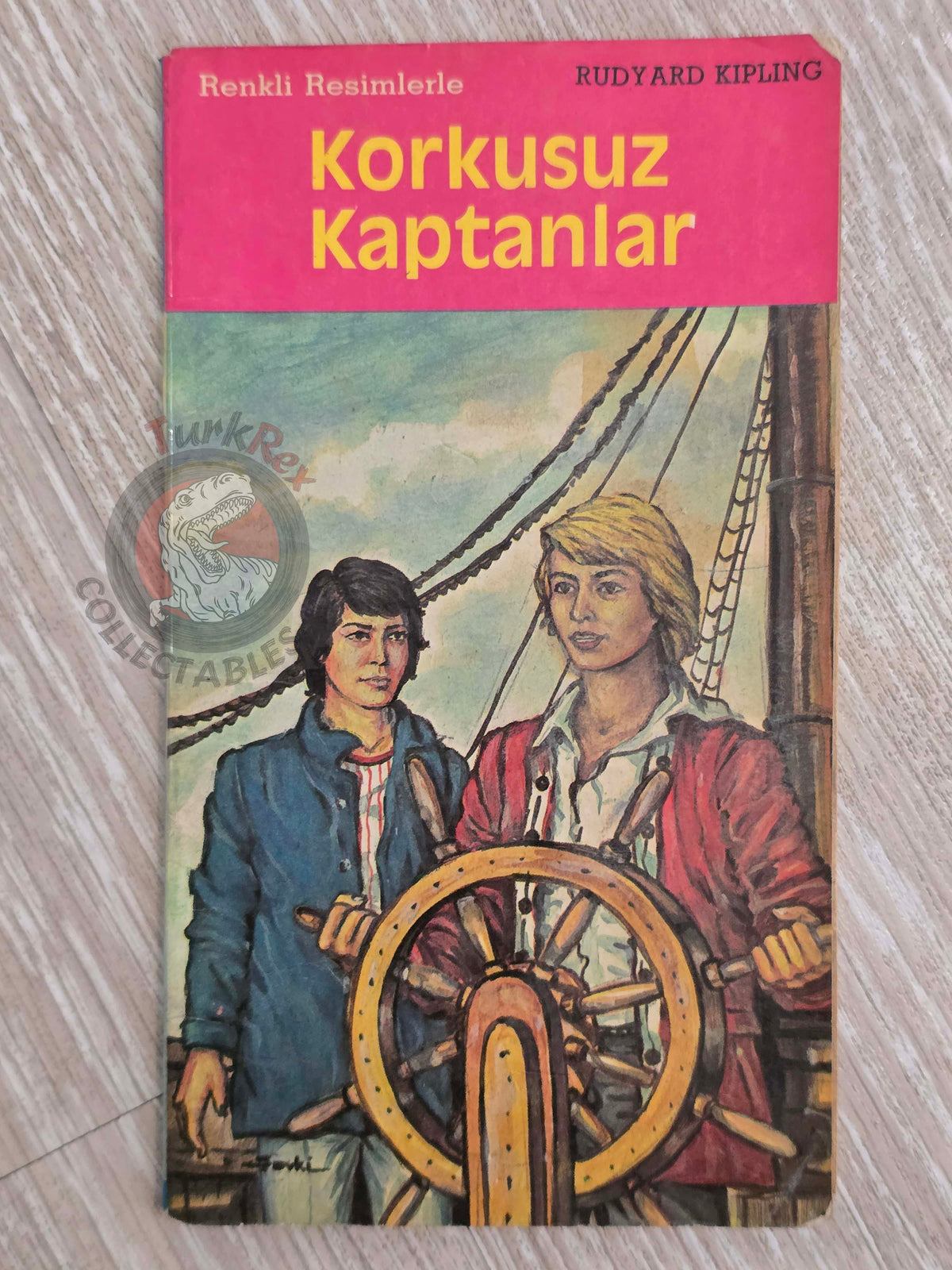 Rudyard Kipling – Captains Courageous 1980s Turkish Book Turkey  Illustrated