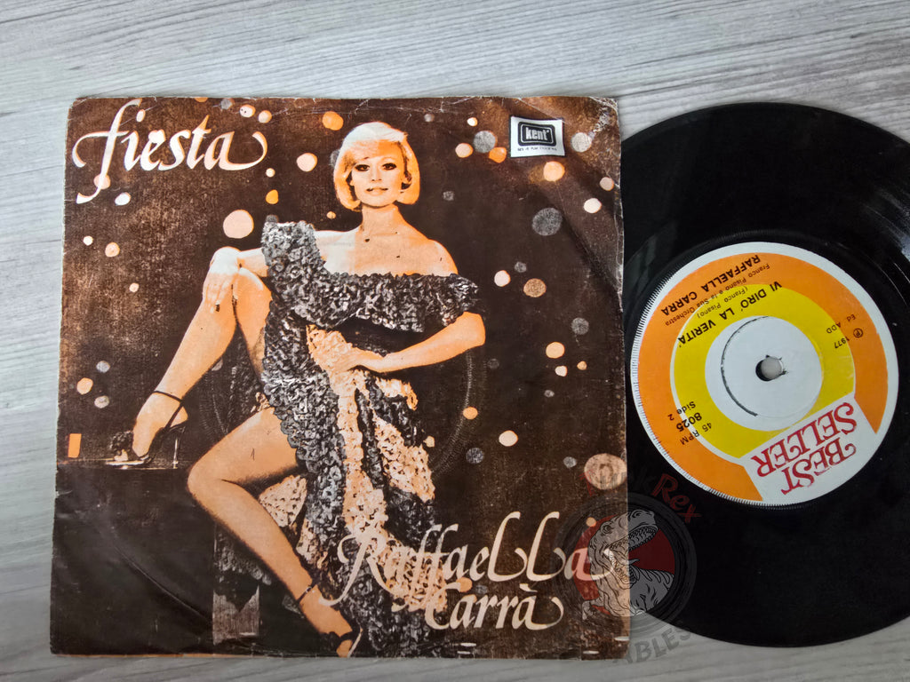 Raffaella Carra – Fiesta 7" Turkish Pressing Vinyl Turkey Edition