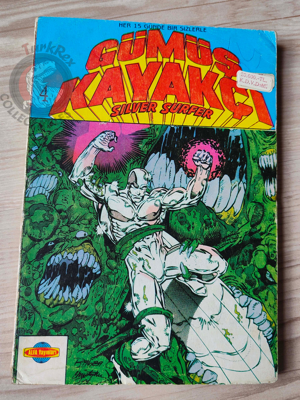 Silver Surfer Vol #4 1989 Turkish Comic Turkey #11 #12 #13 #17 #18 Fantastic Four #48