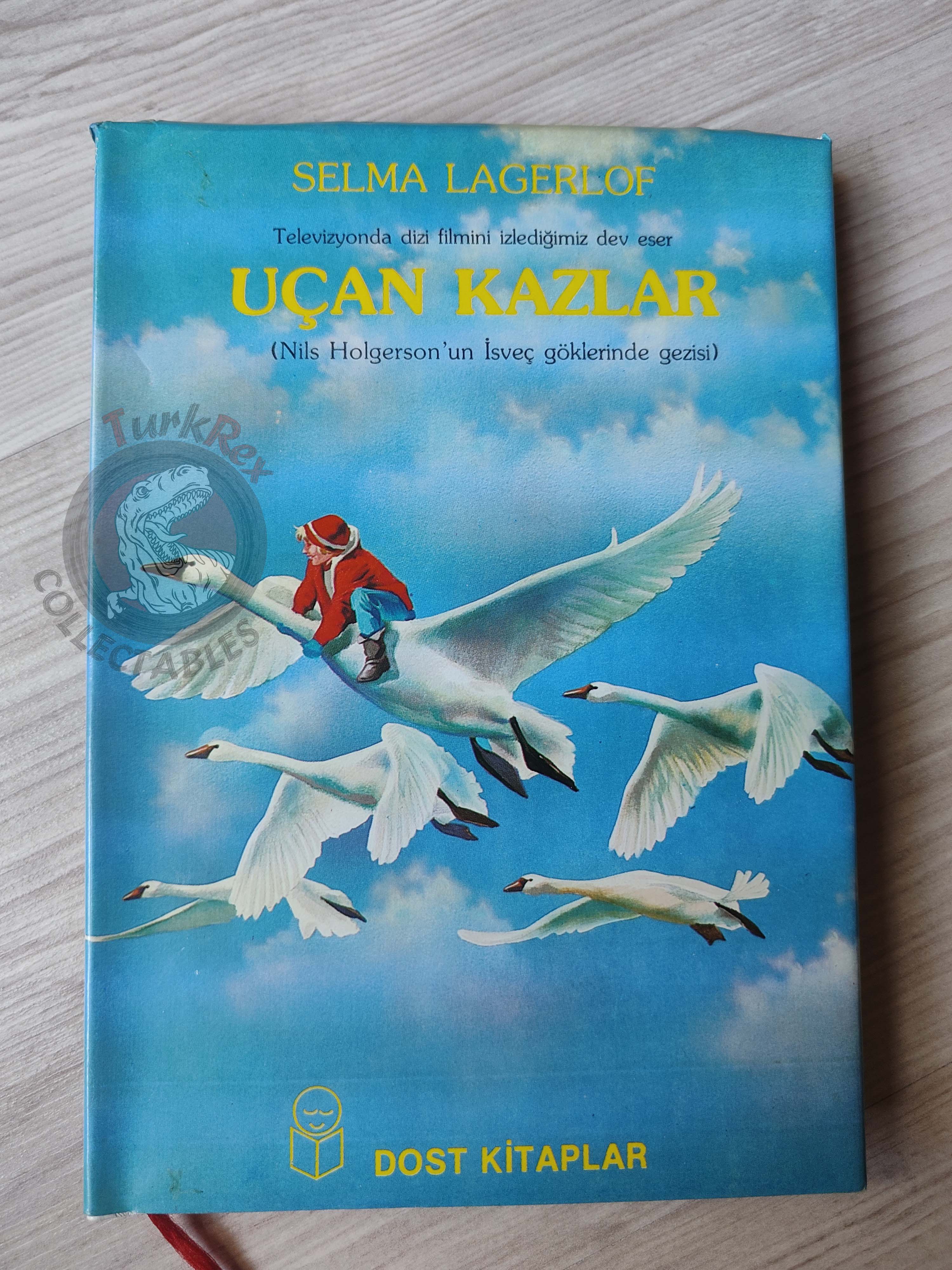 Selma Lagerlöf – The Wonderful Adventures Of Nils 90s Illustrated Turkish Book Turkey