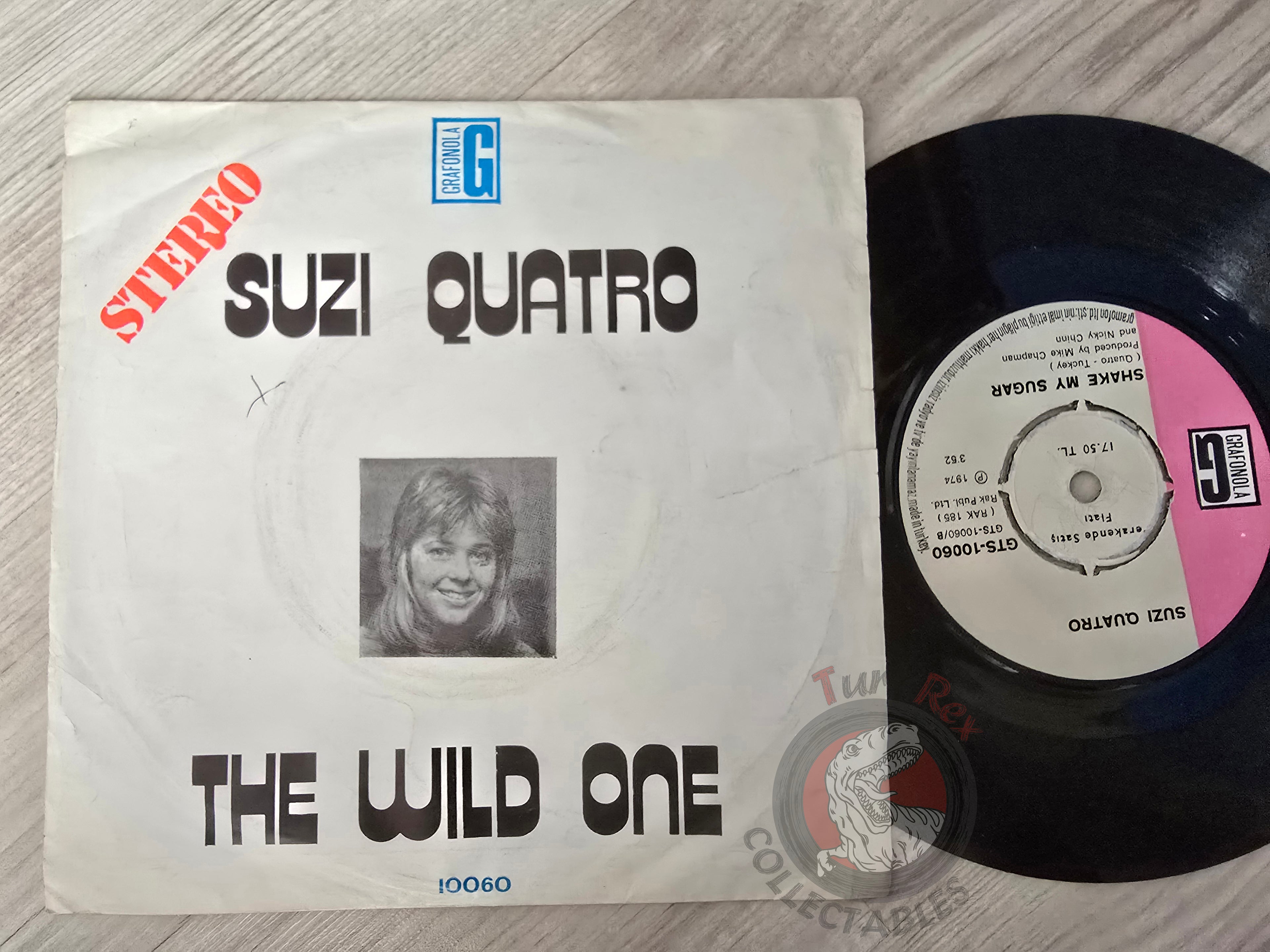 Suzi Quatro – The Wild One 7" Turkish Pressing Vinyl Turkey Edition