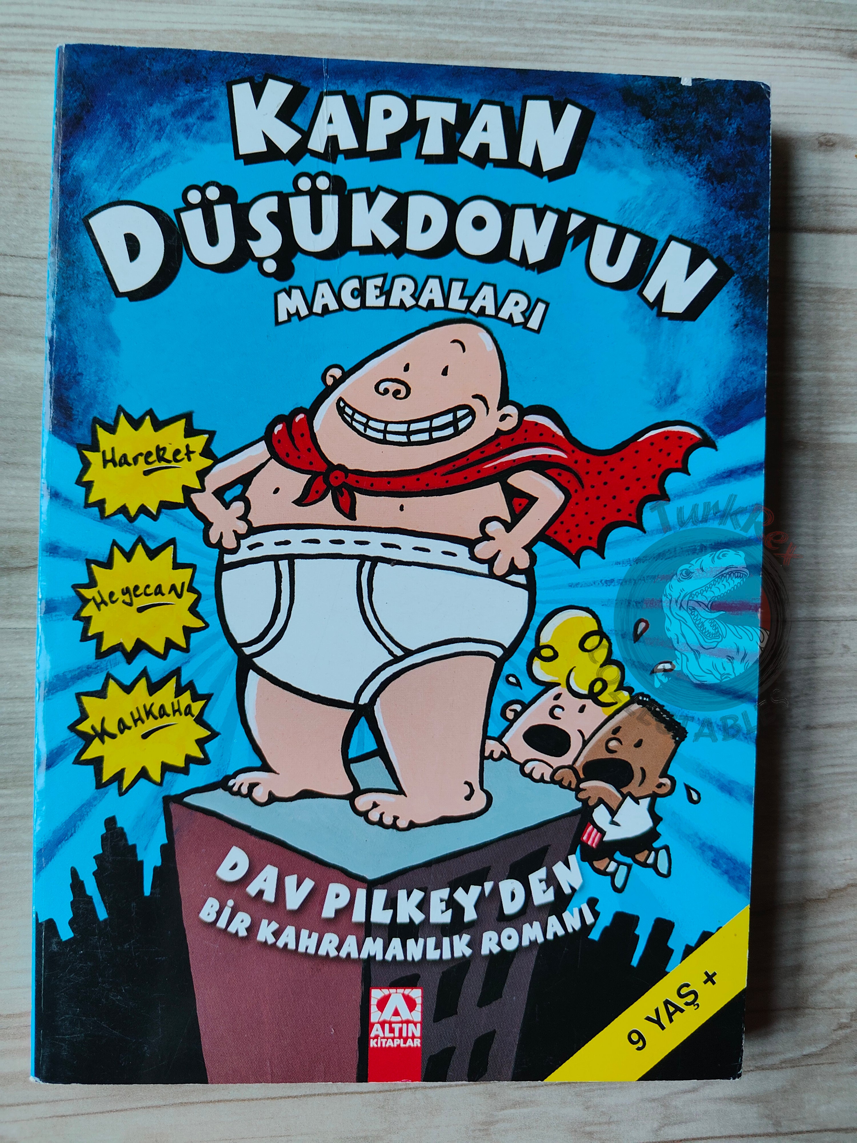 The Adventures of Captain Underpants Turkish Turkey Dav Pilkey