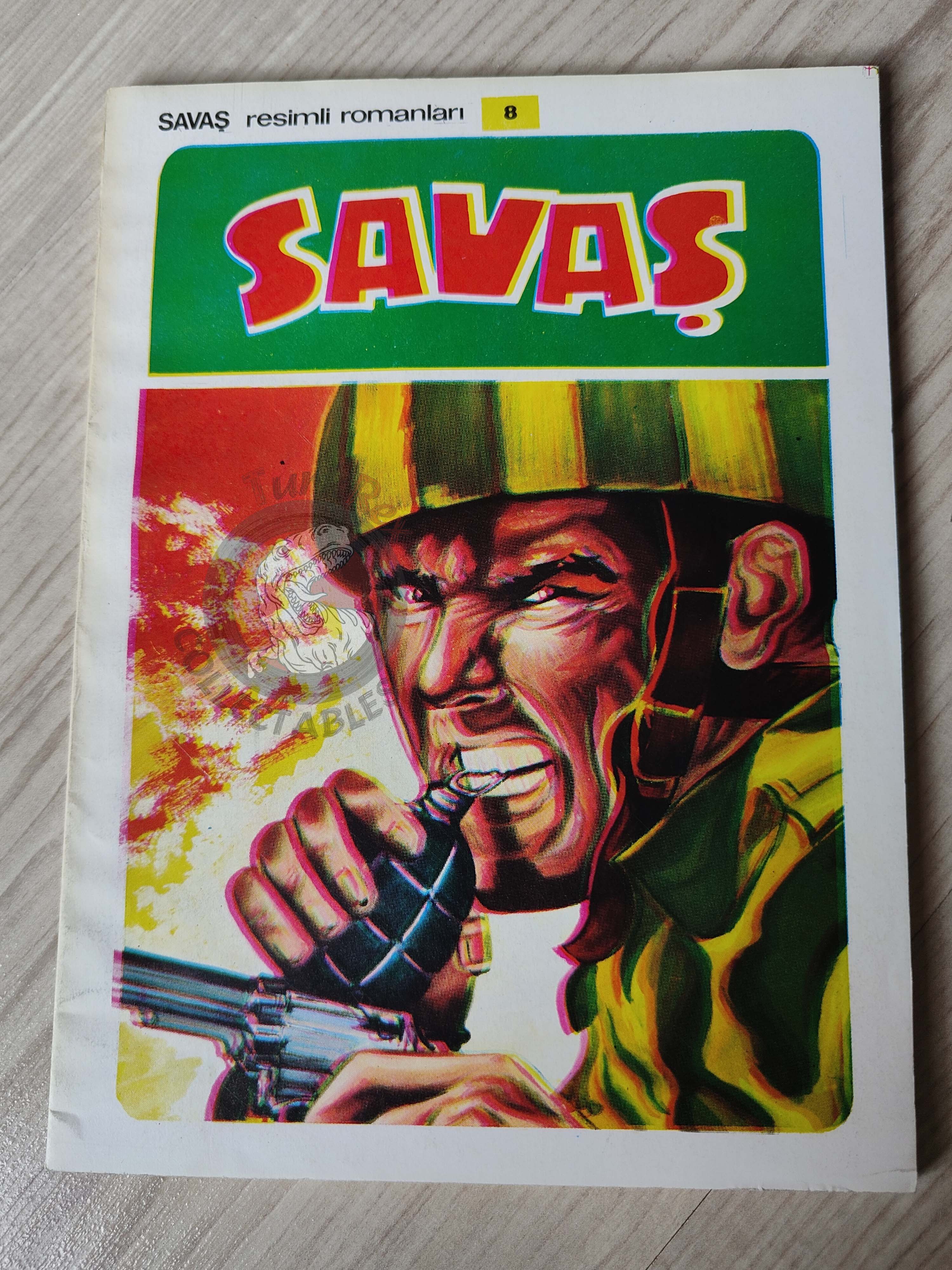 War Picture Library #8 1981 Turkish Comic Turkey WW2 stories