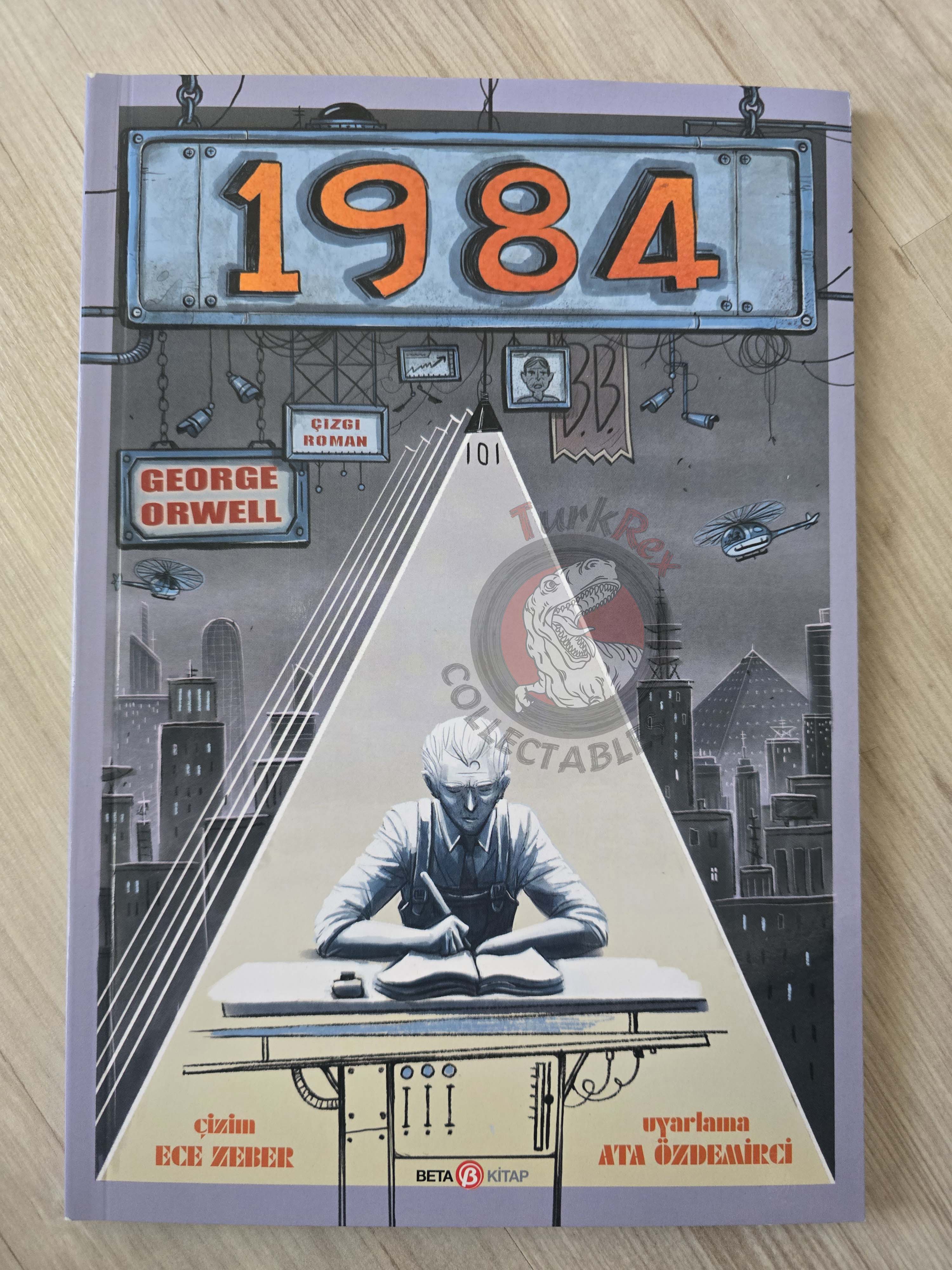 George Orwell - 1984 Turkish Comic Turkey Unique Drawings