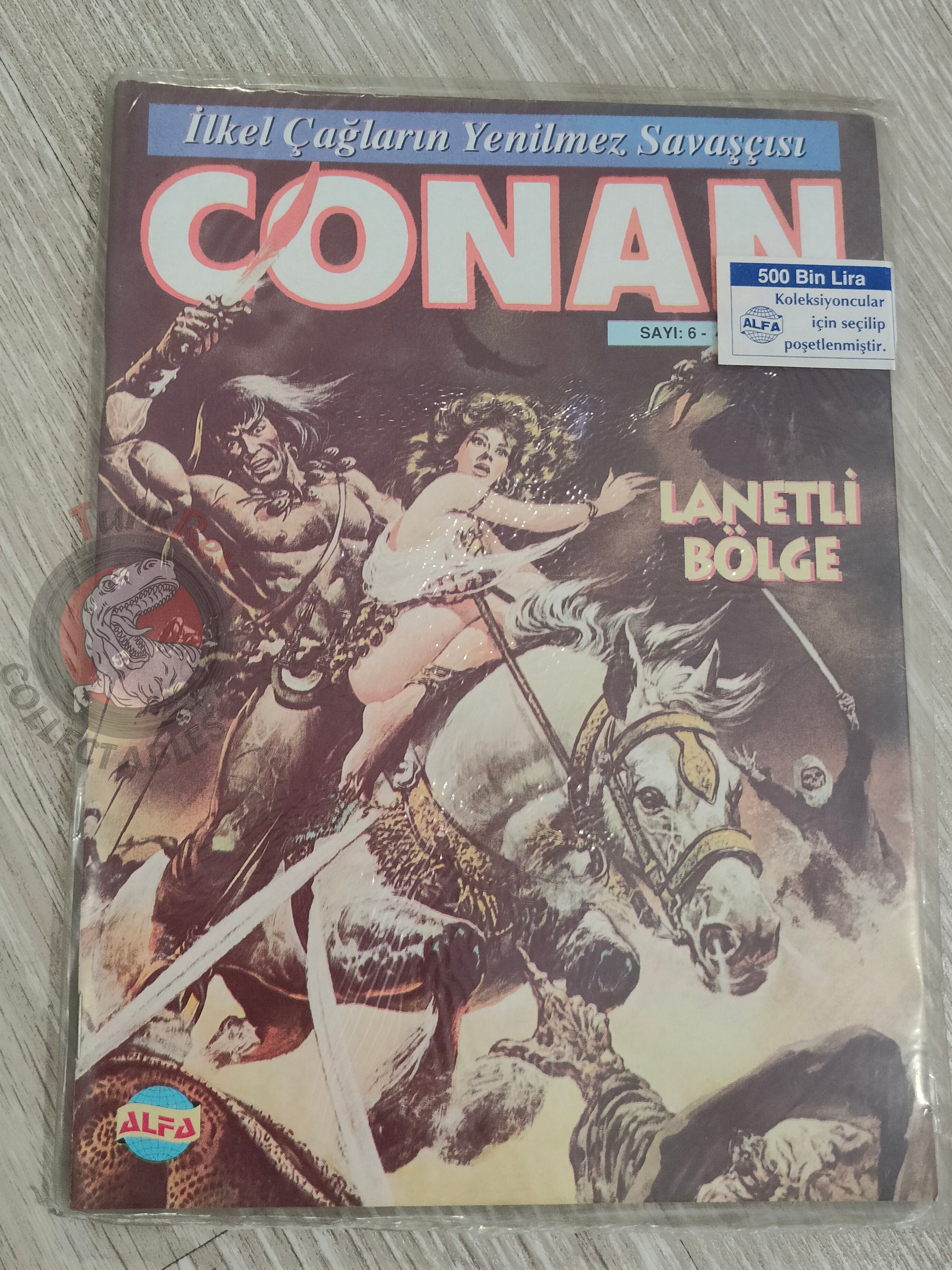Conan #6 The Savage Sword of Conan #9 #11 Turkish Comic Turkey