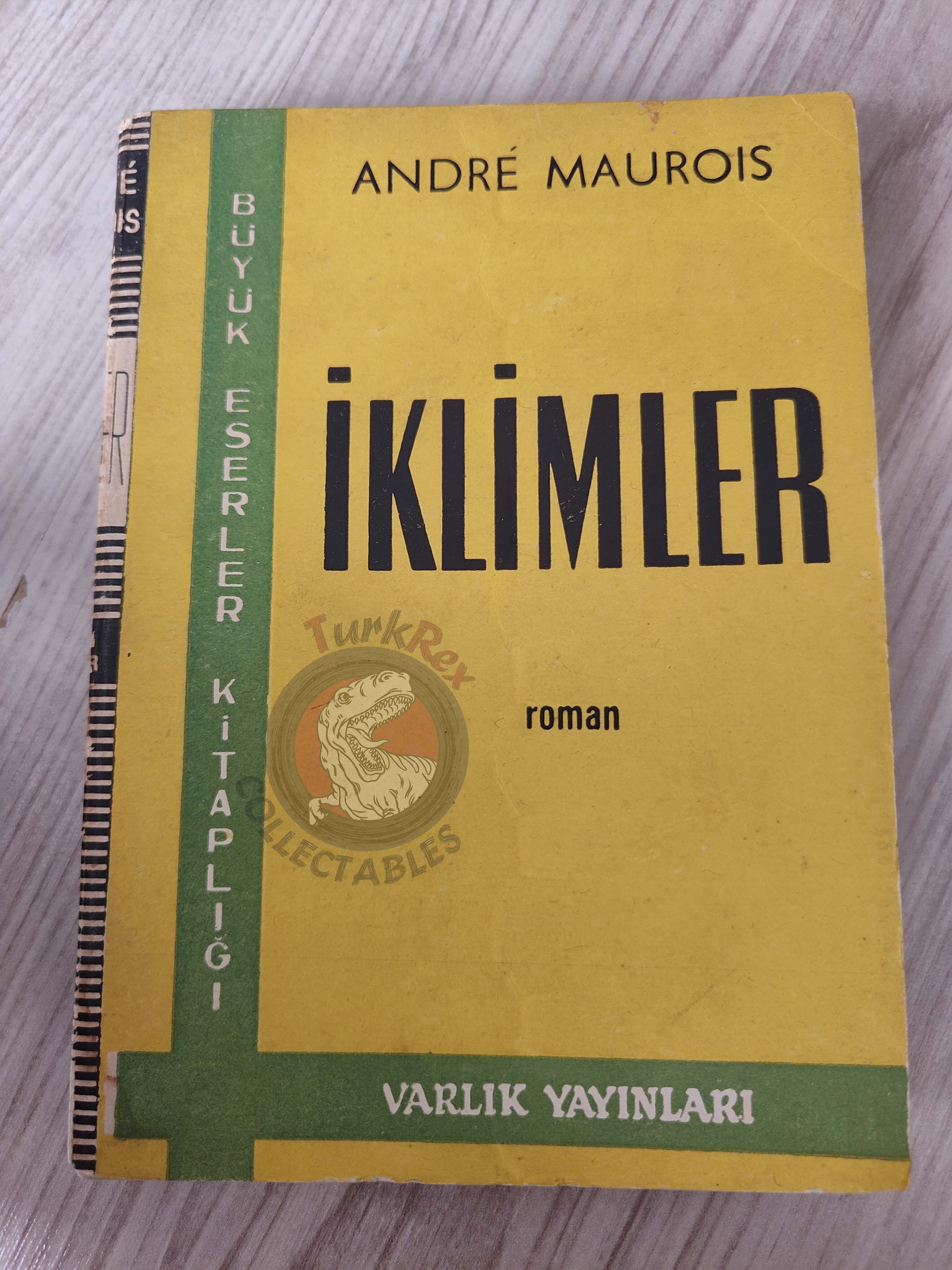 André Maurois – Climates 1961 Turkish Book Turkey