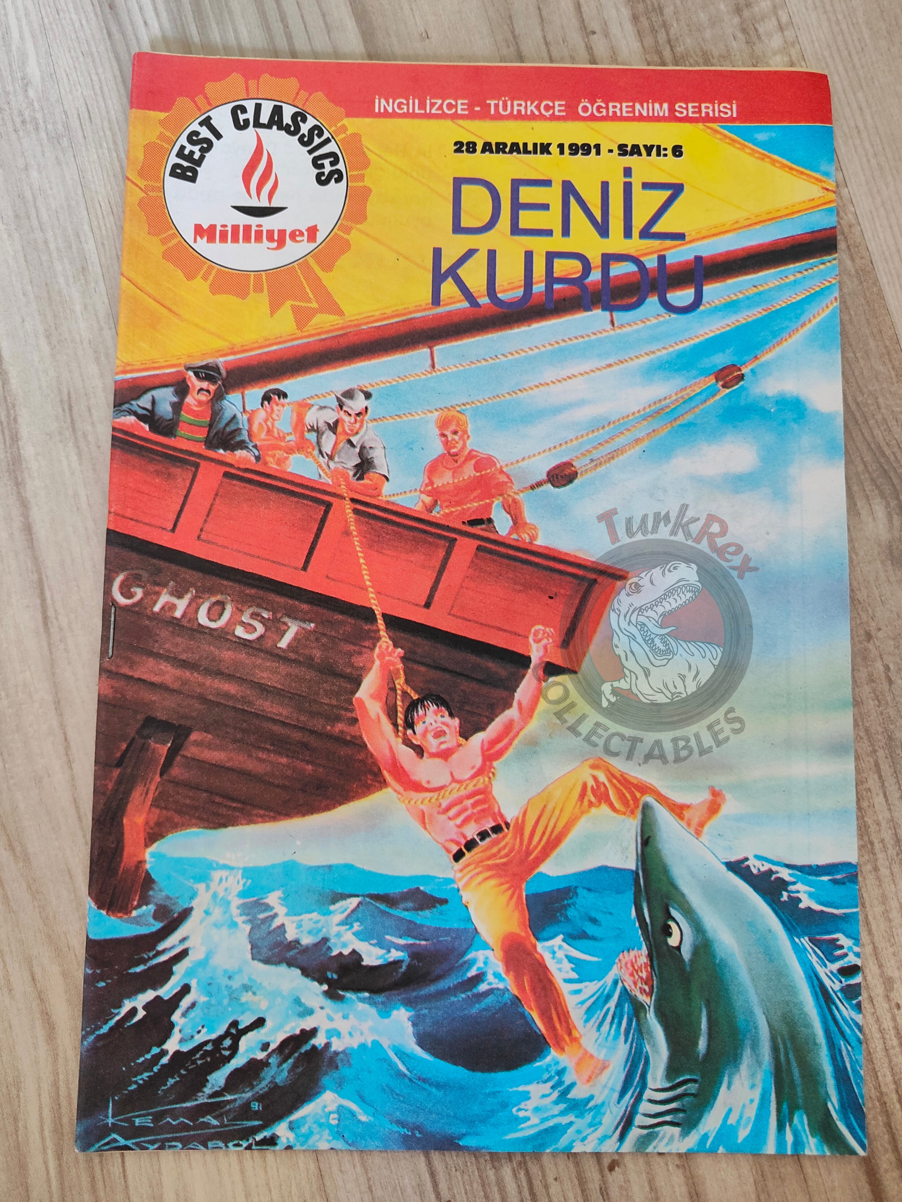 The Sea Wolf – Jack London Turkish Comic Turkey Classics Illustrated