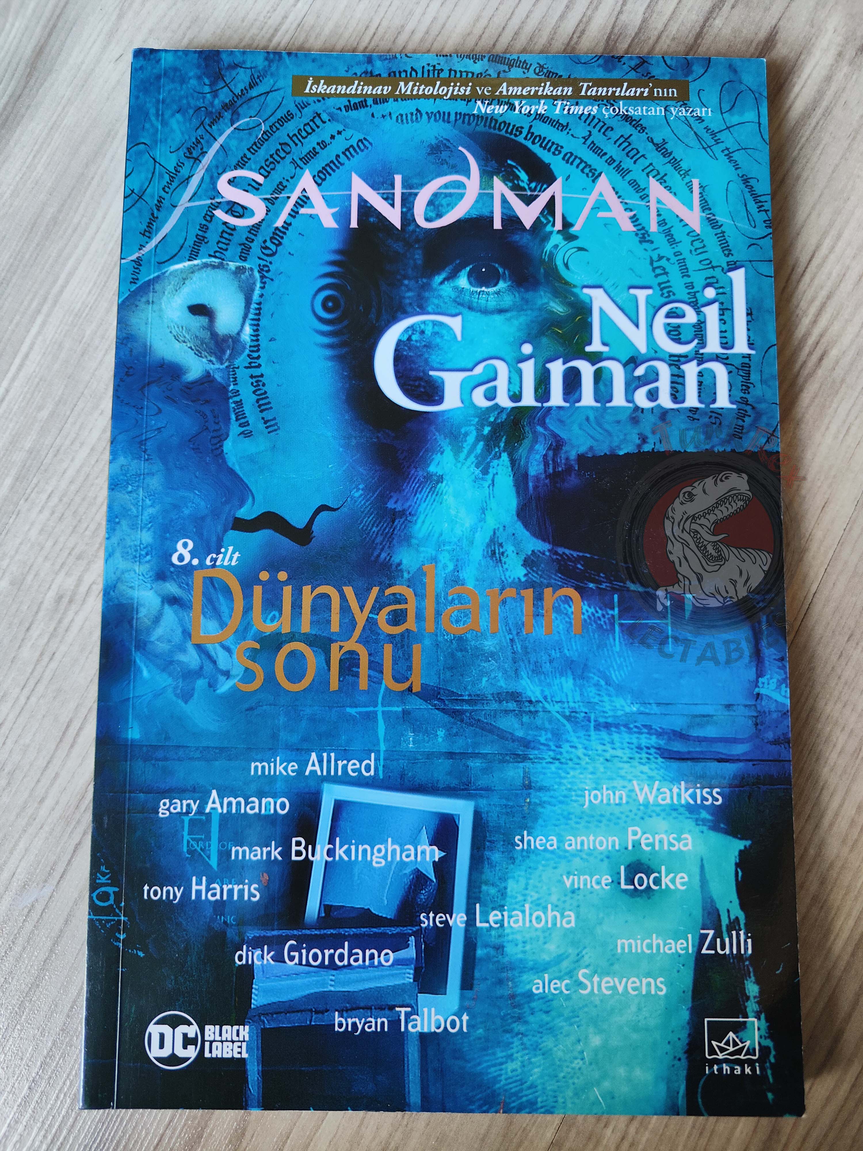 The Sandman Vol #8: Worlds End Turkish Comic Turkey
