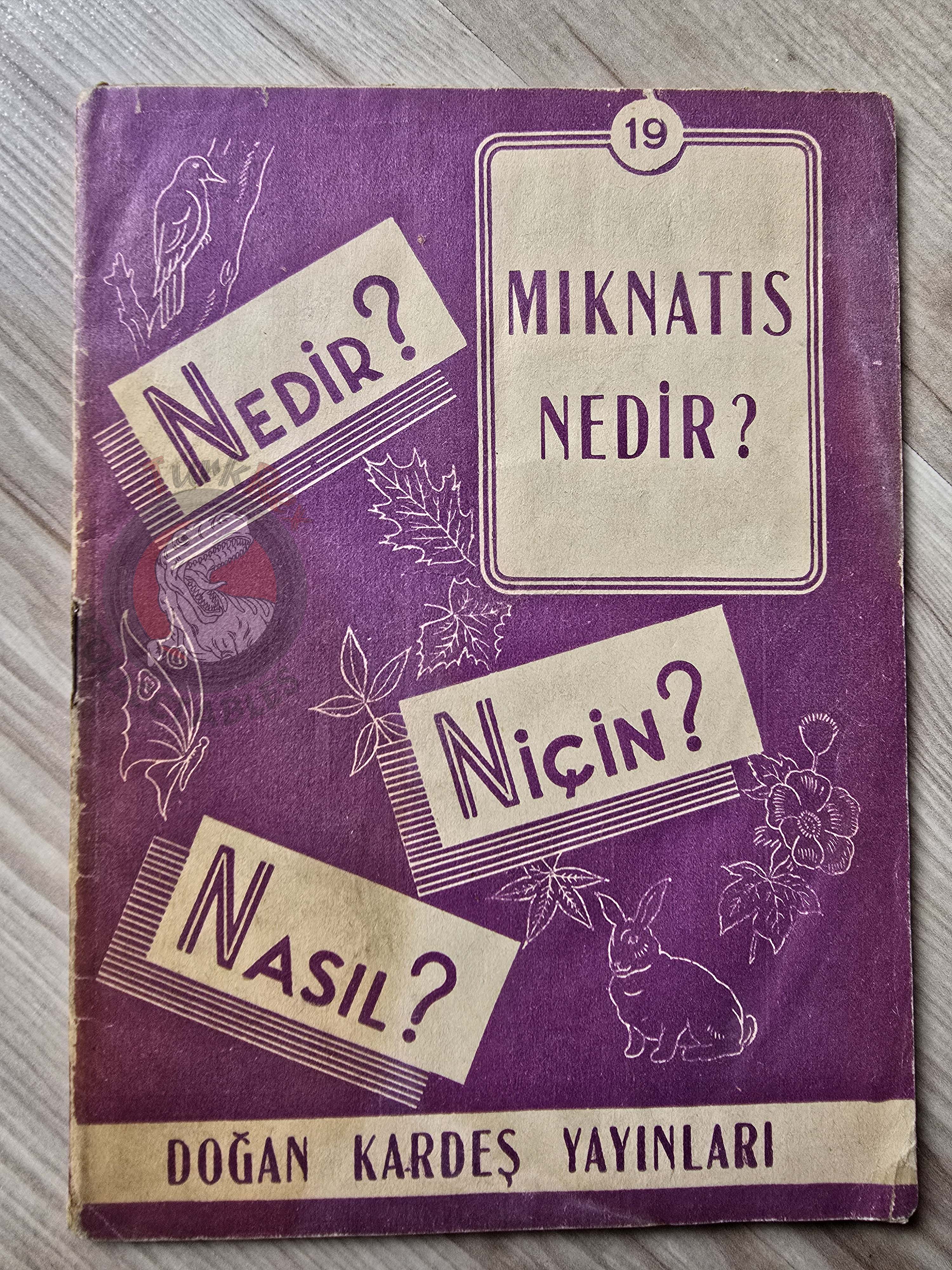 Bertha Morris Parker – Basic Science Education Series 1960s Turkish Book Turkey Magnet