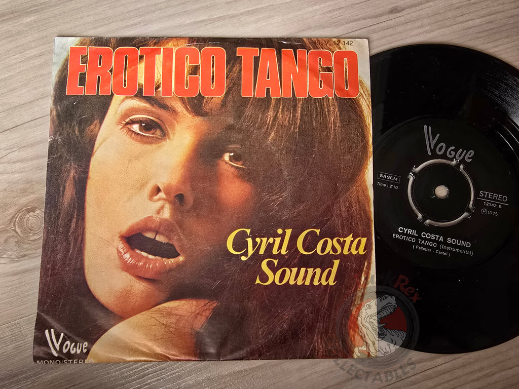 Cyril Costa Sound – Erotico Tango 7" Turkish Pressing Vinyl Turkey Edition