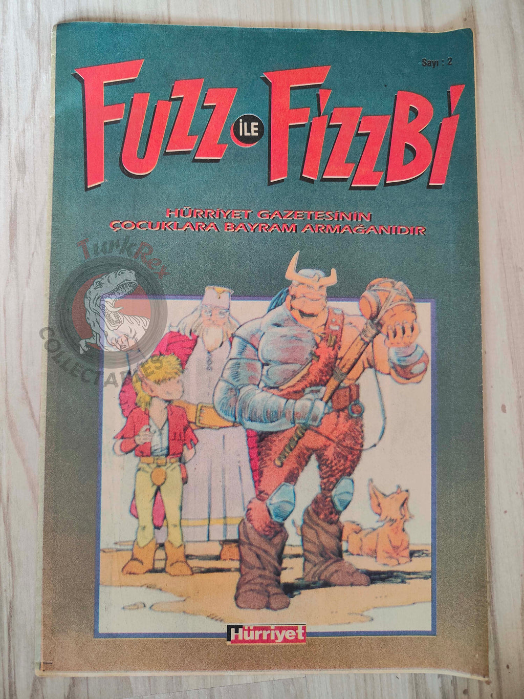 Fuzz et Fizzbi #2 1990s Turkish Comic Turkey Newspaper Giveaway