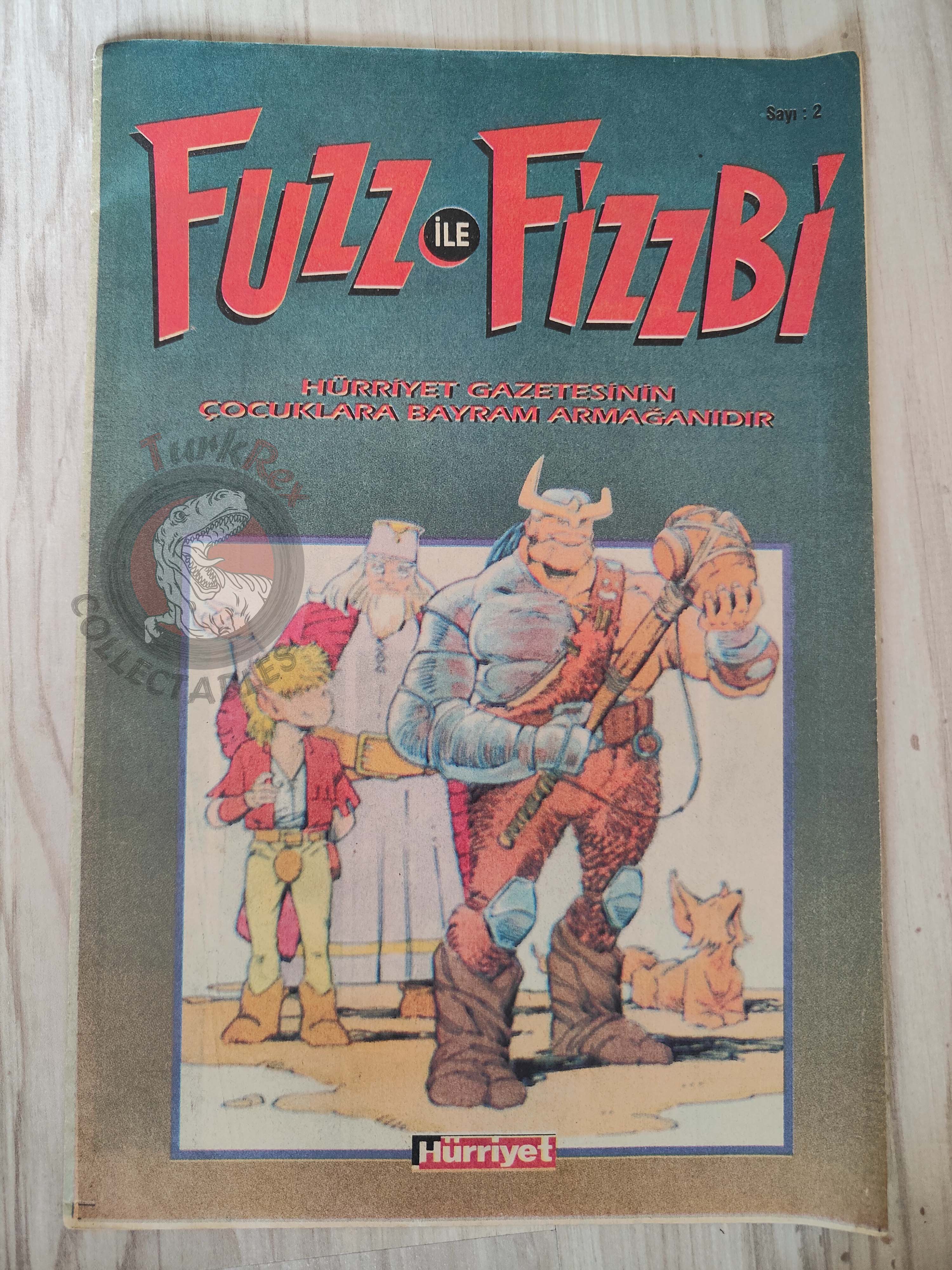 Fuzz et Fizzbi #2 1990s Turkish Comic Turkey Newspaper Giveaway