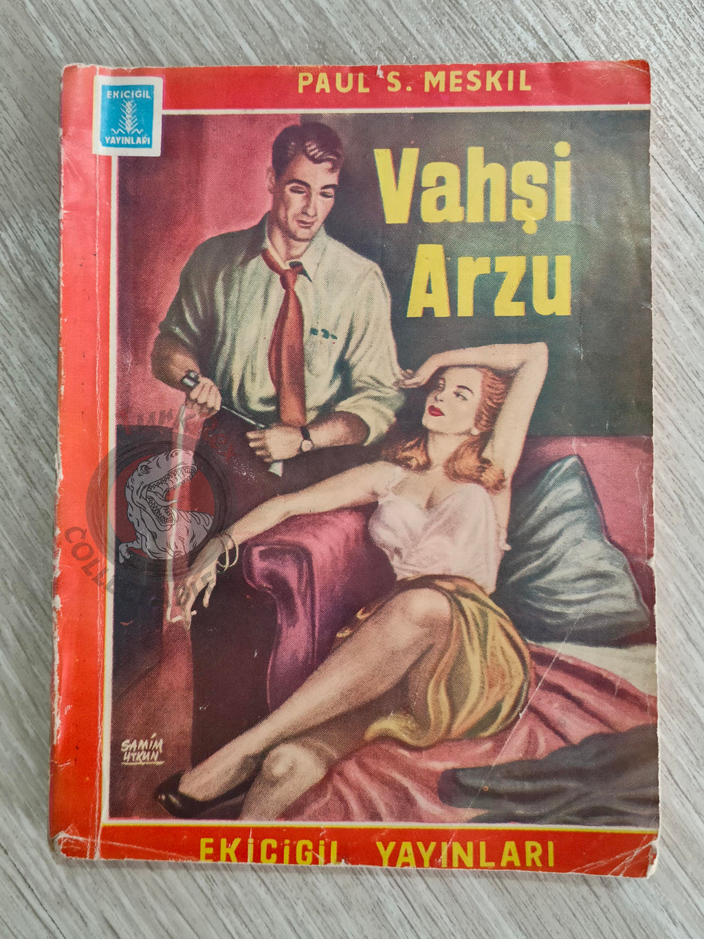 Paul S. Meskil – Sin Pit 1950s 1st Turkish Book Turkey