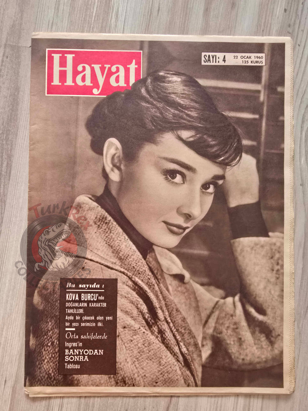 Hayat 1960 Audrey Hepburn Turkish Mag Turkey Marilyn Monroe Brigitte Bardot