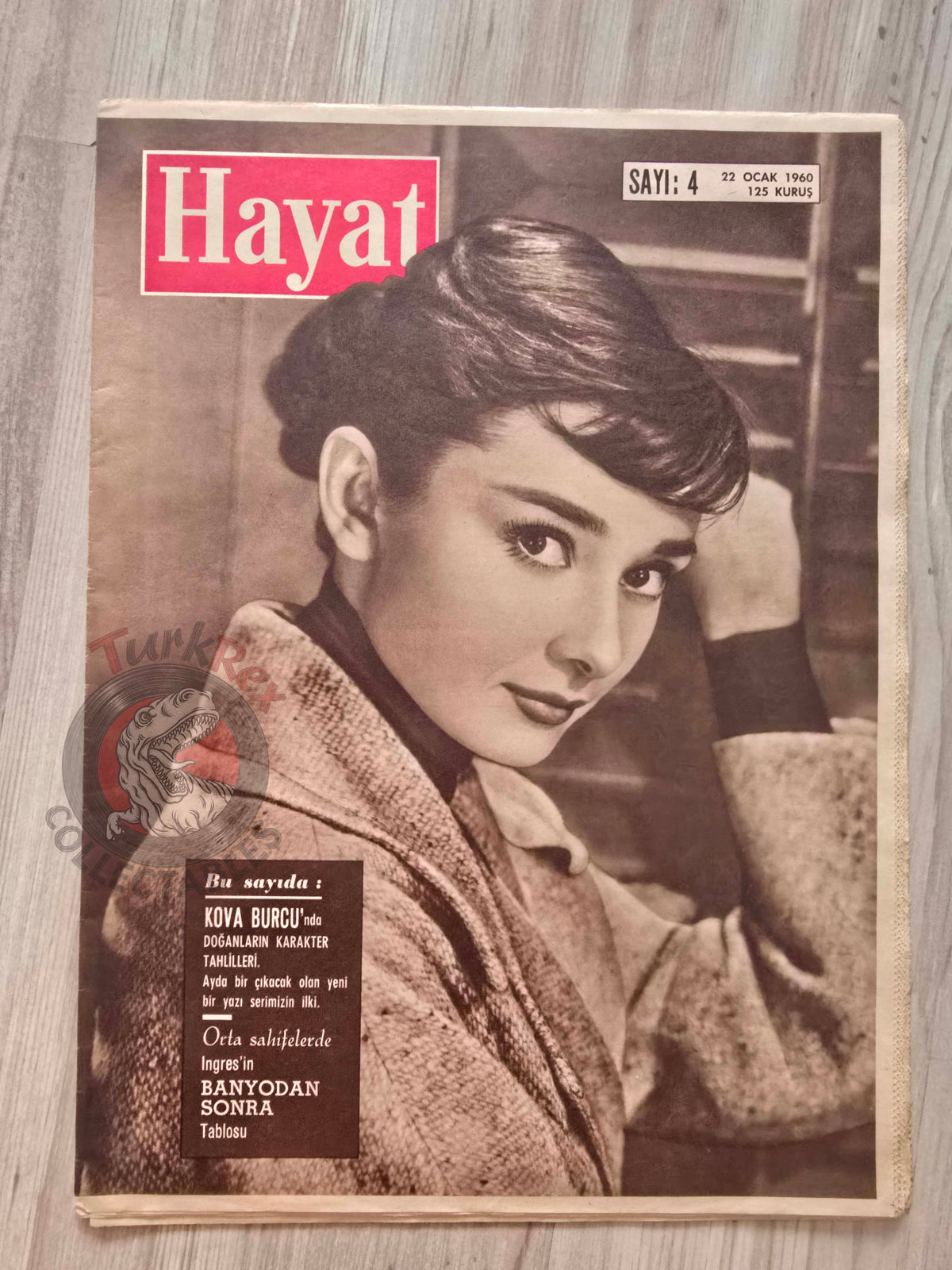 Hayat 1960 Audrey Hepburn Turkish Mag Turkey Marilyn Monroe Brigitte Bardot