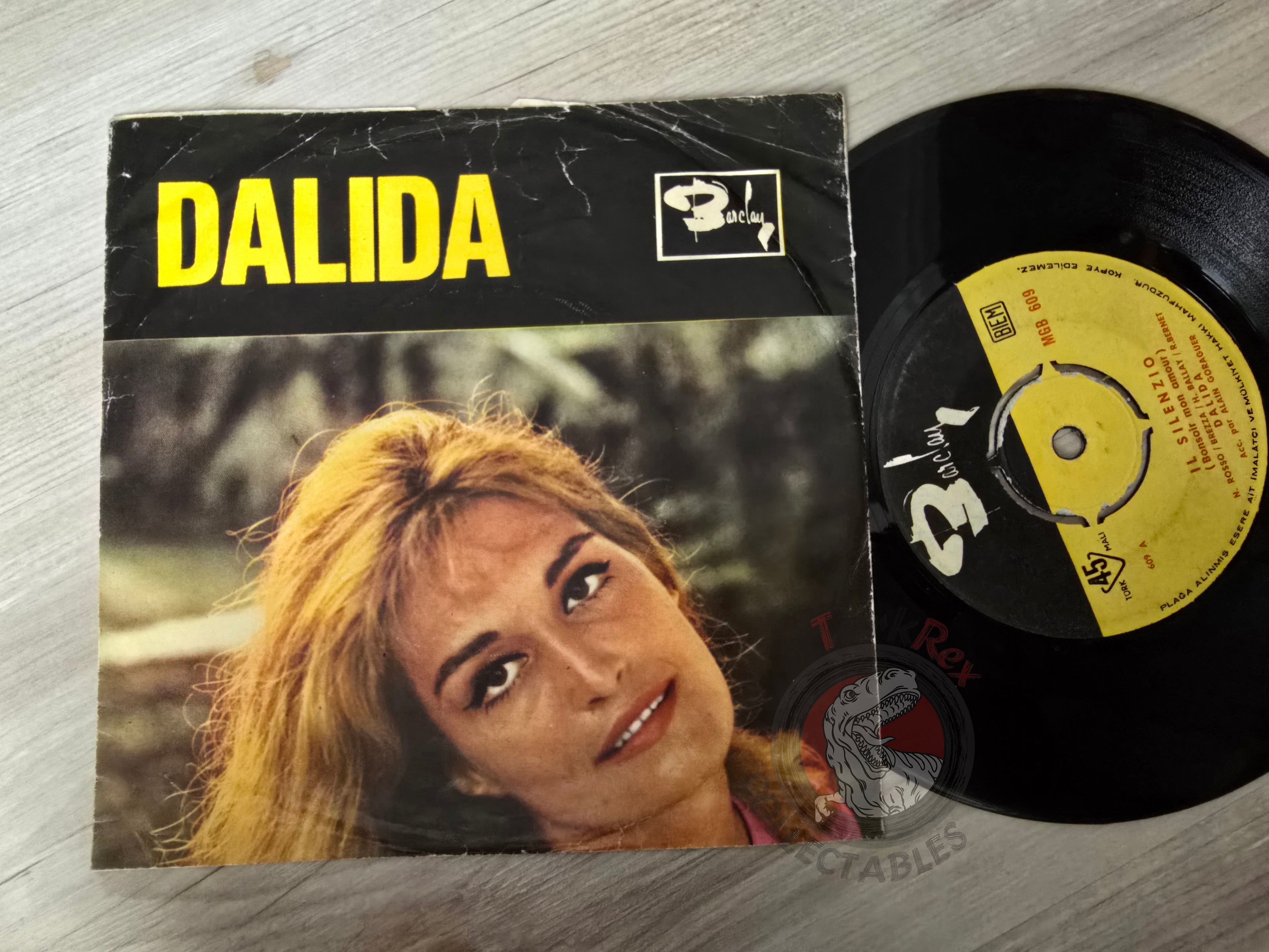 Dalida – Il Silenzio / Scandale Dans La Famille 7" Turkish Pressing Vinyl Turkey Edition