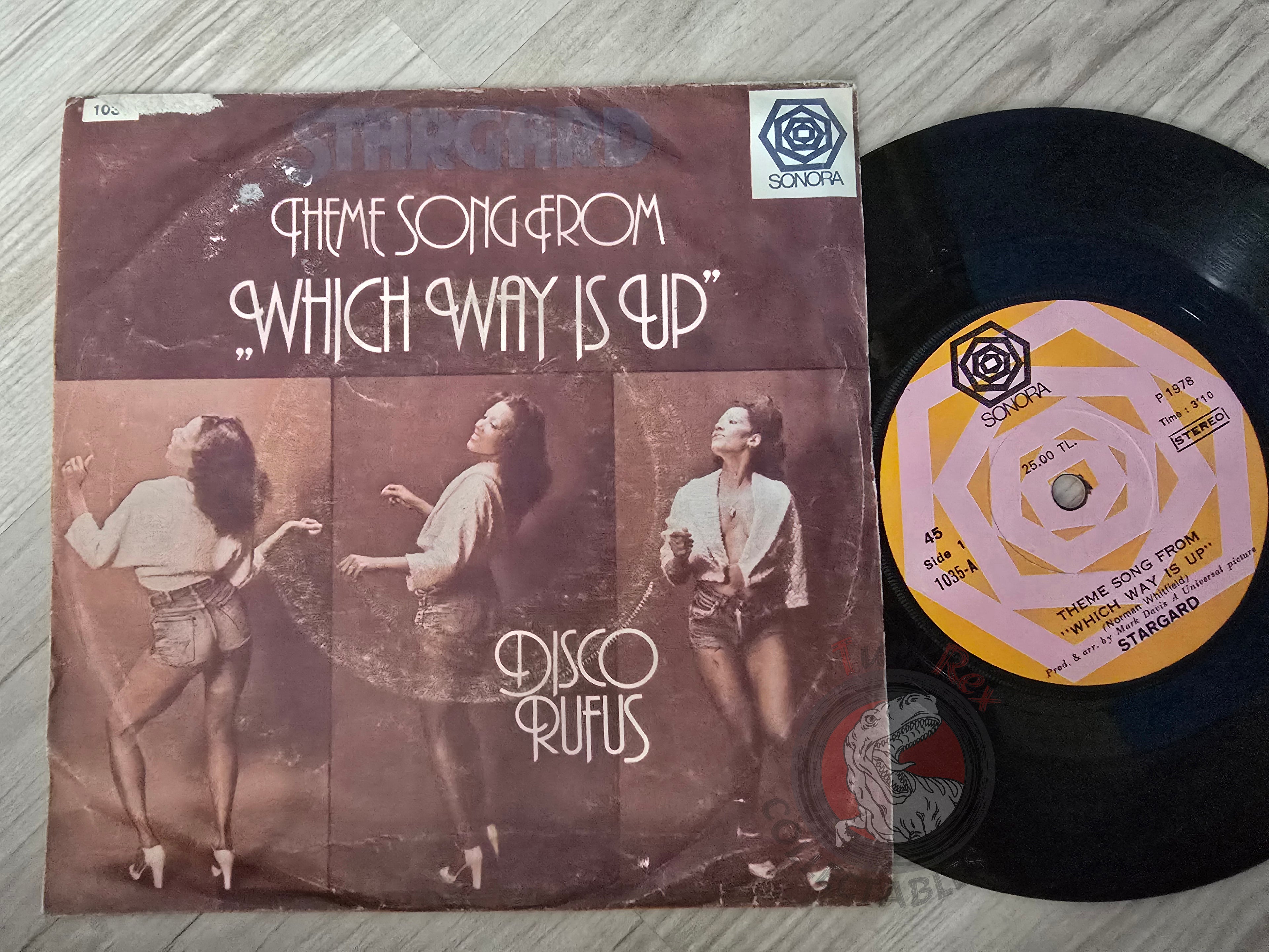 Stargard – Theme From "Which Way Is Up" 7" Turkish Pressing Vinyl Turkey Edition