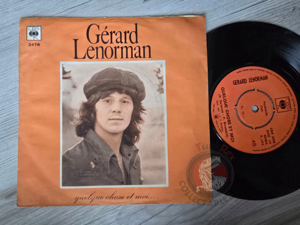 Gérard Lenorman – Quelque Chose Et Moi 7" Turkish Pressing Vinyl Turkey Edition Promo