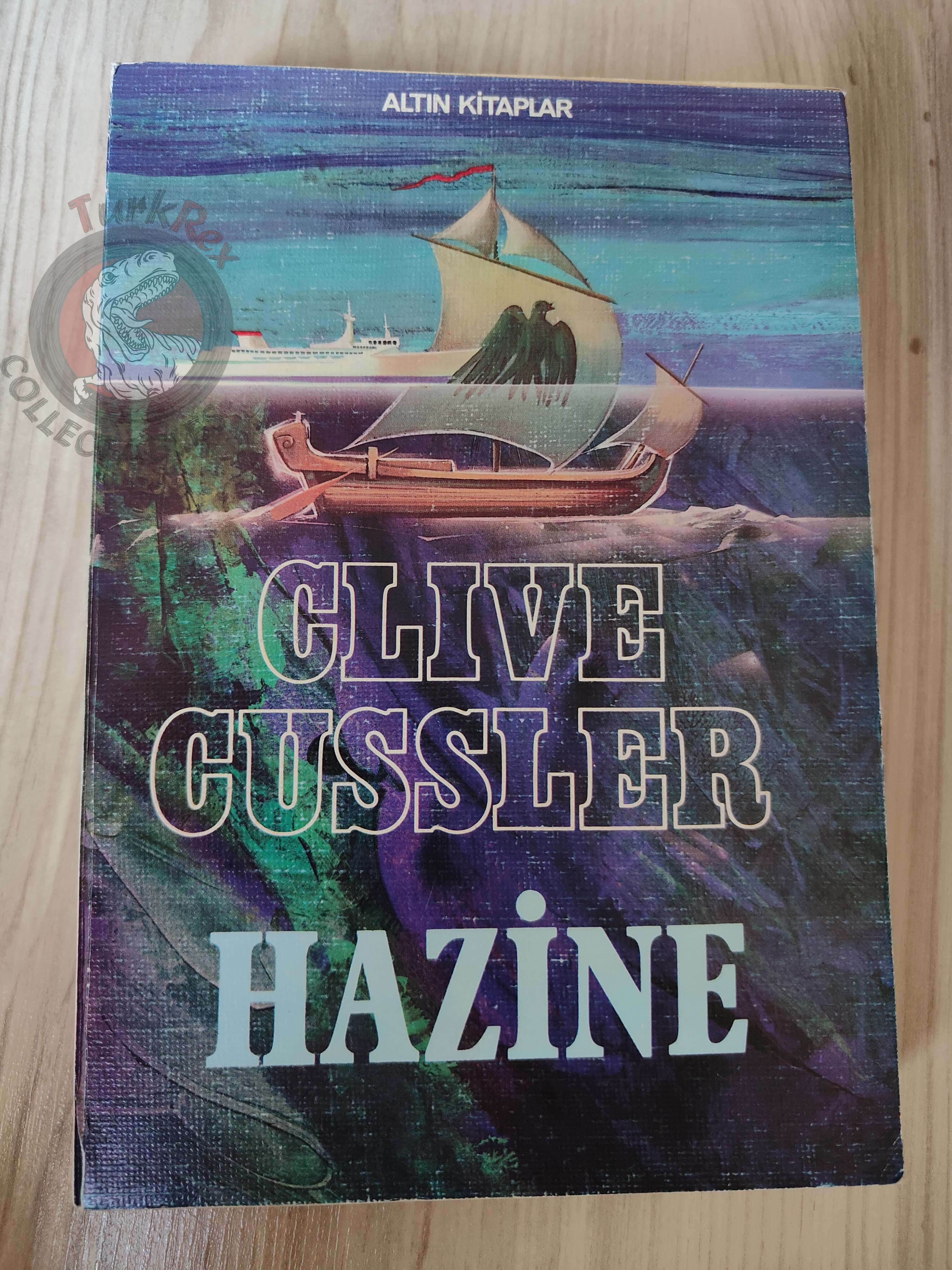 Clive Cussler – Treasure 1988 1st Turkish Book Turkey