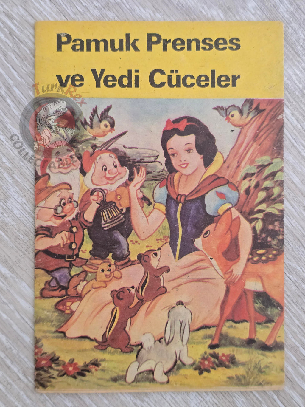 Grimm Brothers – Snow White and the Seven Dwarfs 1970s Turkish Book Turkey Illustrated