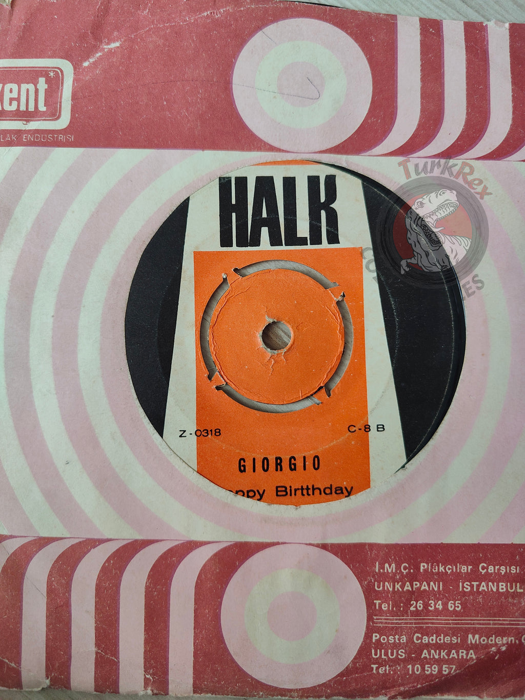 Giorgio – Looky Looky 7" Turkish Pressing Vinyl Turkey Edition 1