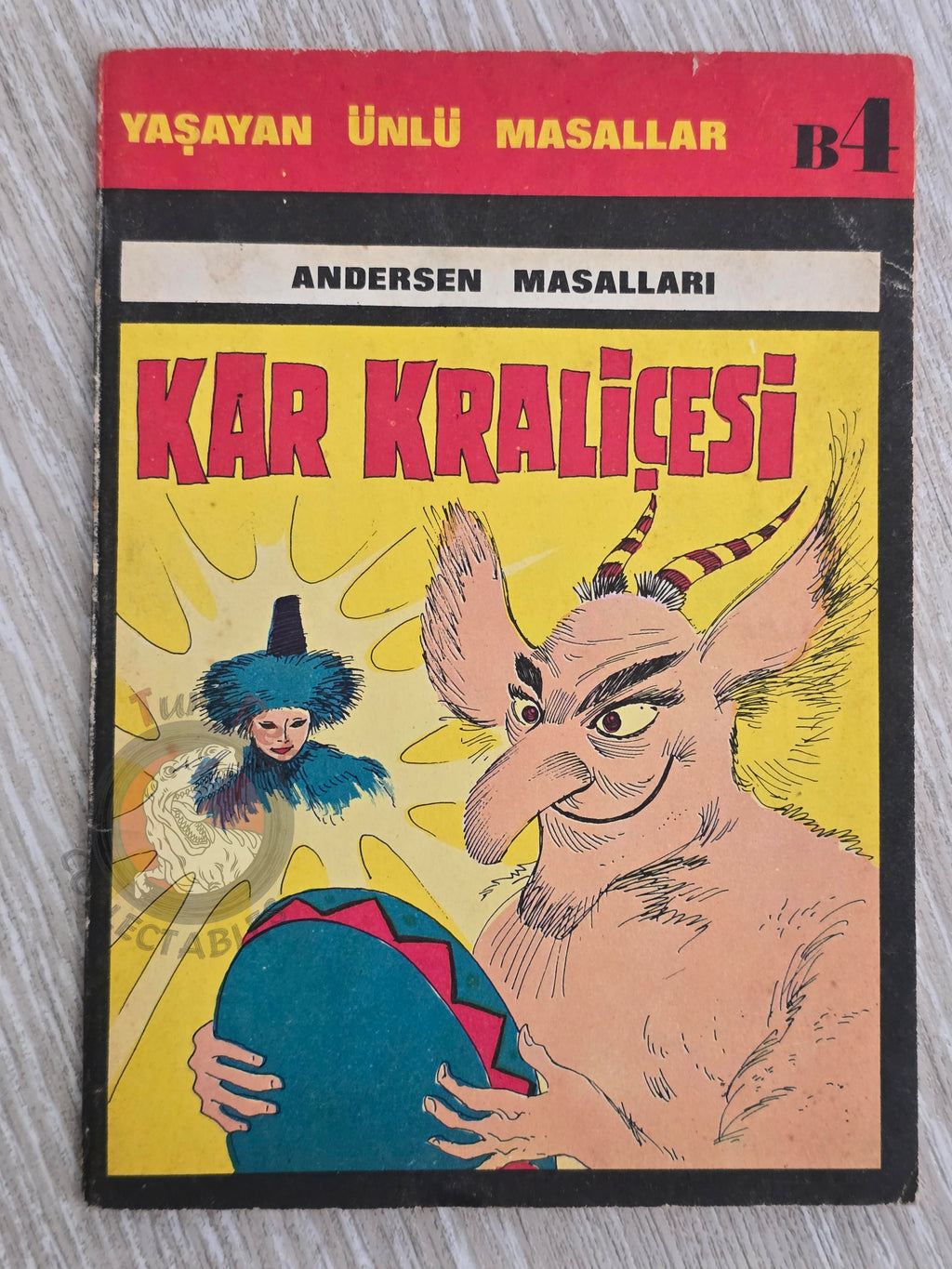 Hans Christian Andersen – The Snow Queen 1977 Turkish Book Turkey Illustrated