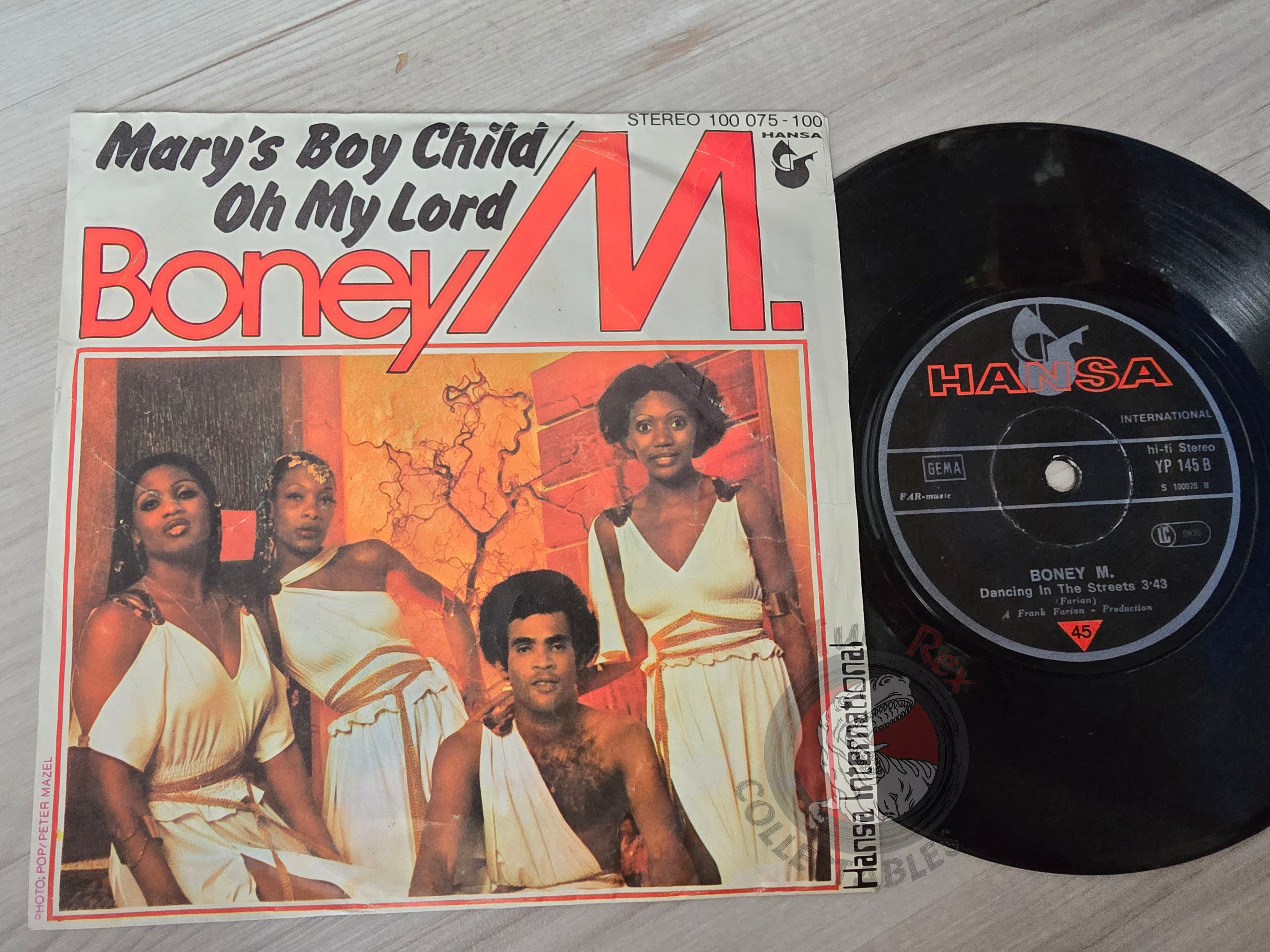 Boney M - Mary's Boy Child / Oh My Lord 7" Turkish Pressing Vinyl Turkey Edition