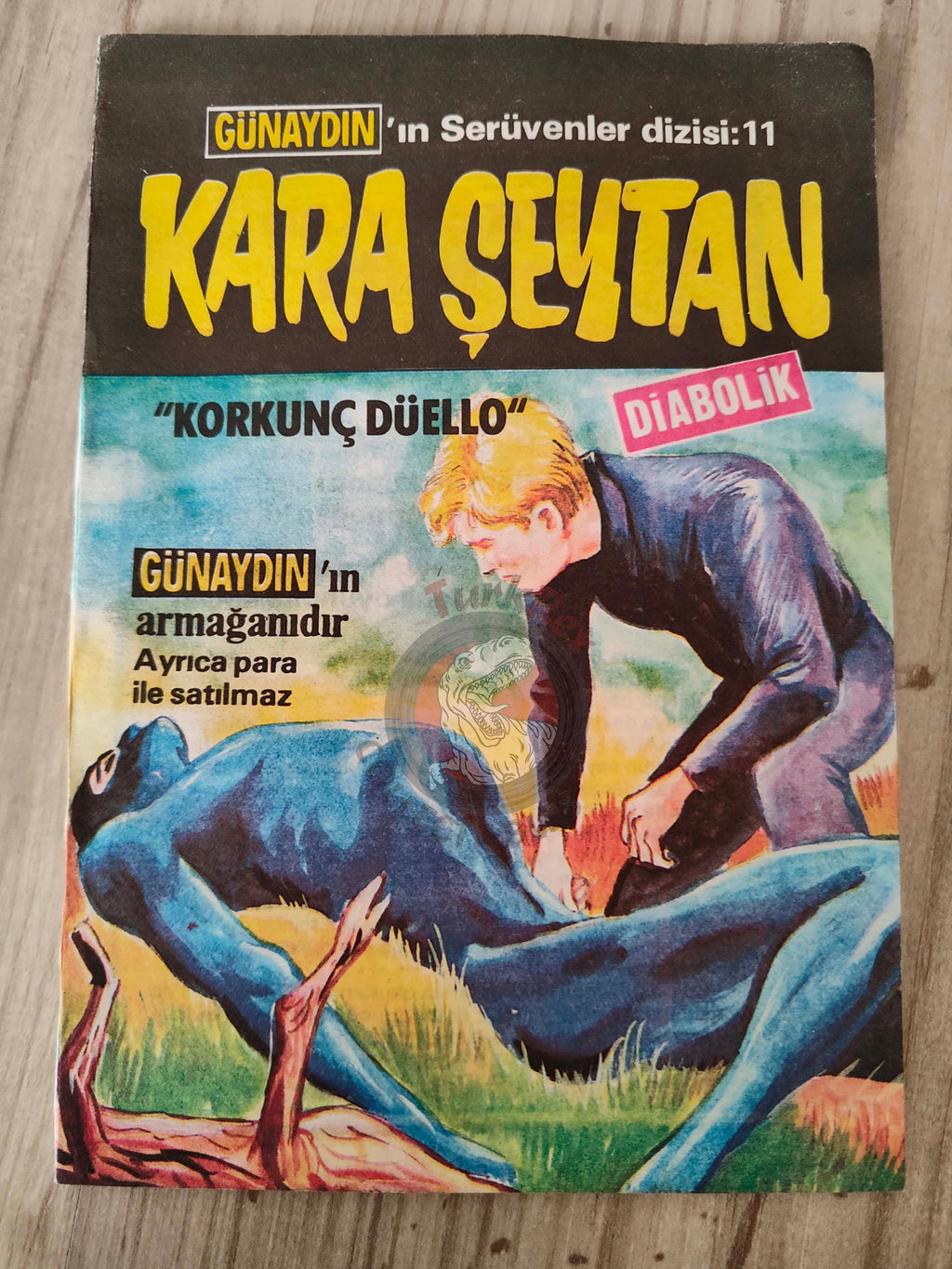 Diabolik #11 1980s Turkish Comic Turkey Angela Giussani