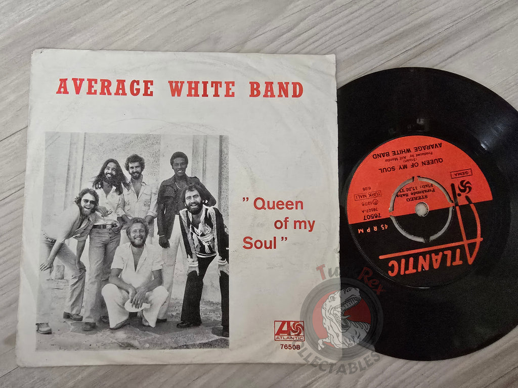 Average White Band – Queen Of My Soul 7" Turkish Pressing Vinyl Turkey Edition